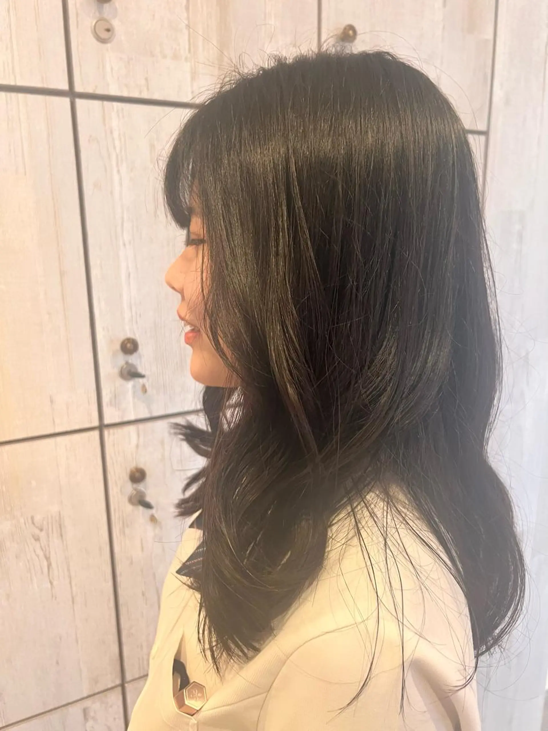 セミロング カラー れいな🌼 ボブ･艶カラー🌼のヘアスタイル