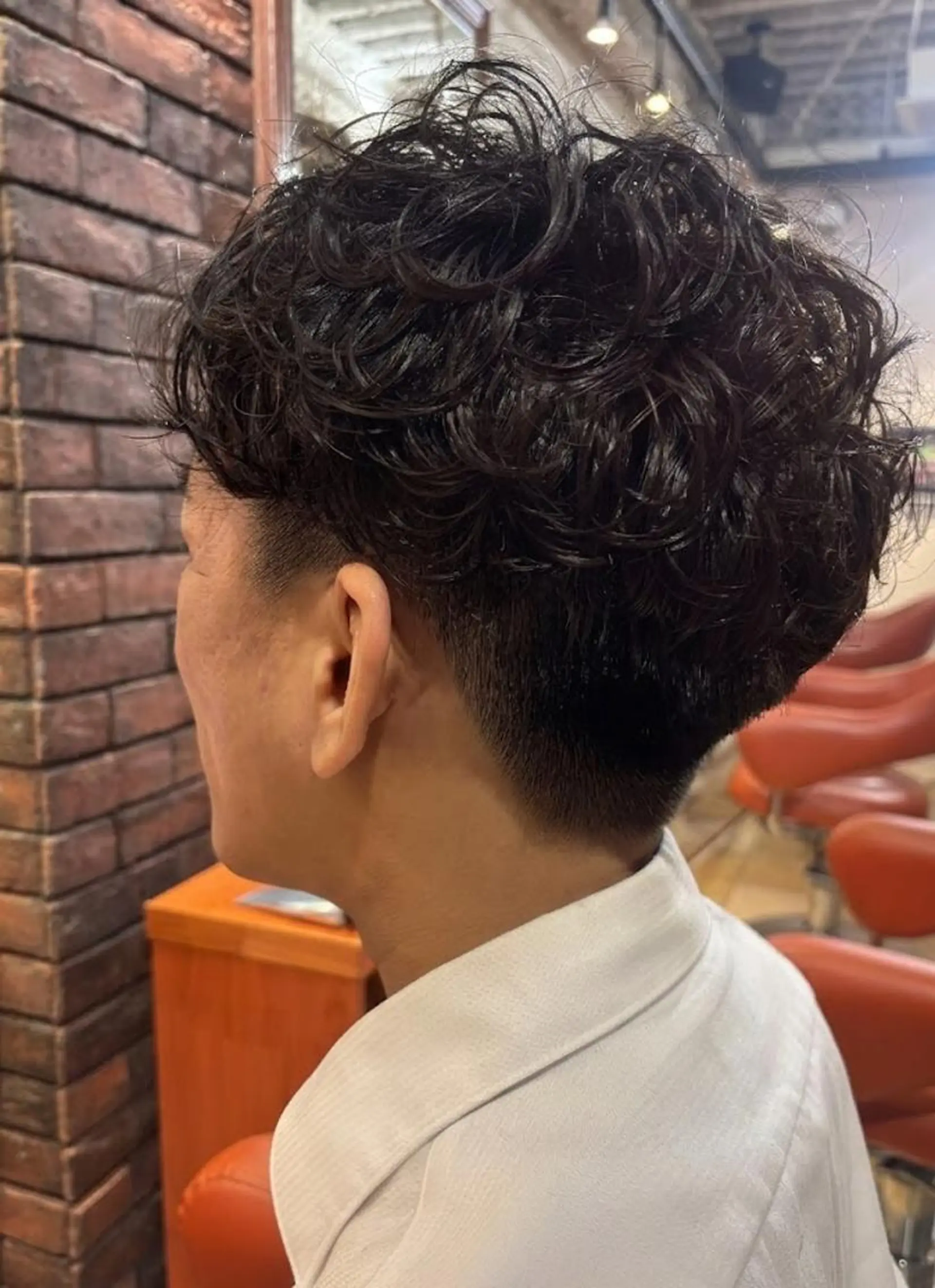 ミディアム ミディアムパーマ カット パーマ トリートメント ヘッドスパ flencia 丸 和博｜カットのヘアスタイル