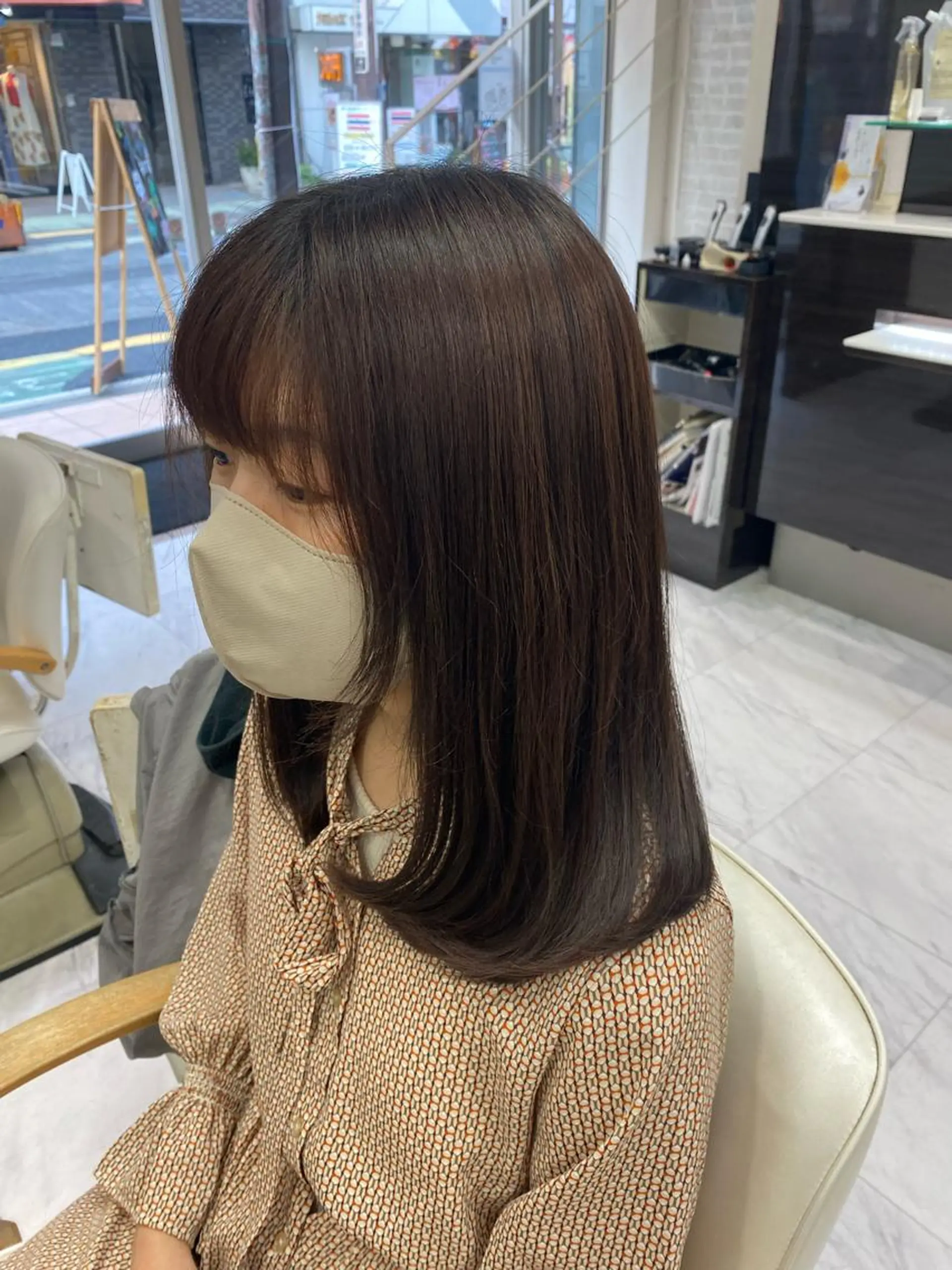 ロング レイヤーカット シャギー 目黒 碧人のヘアスタイル