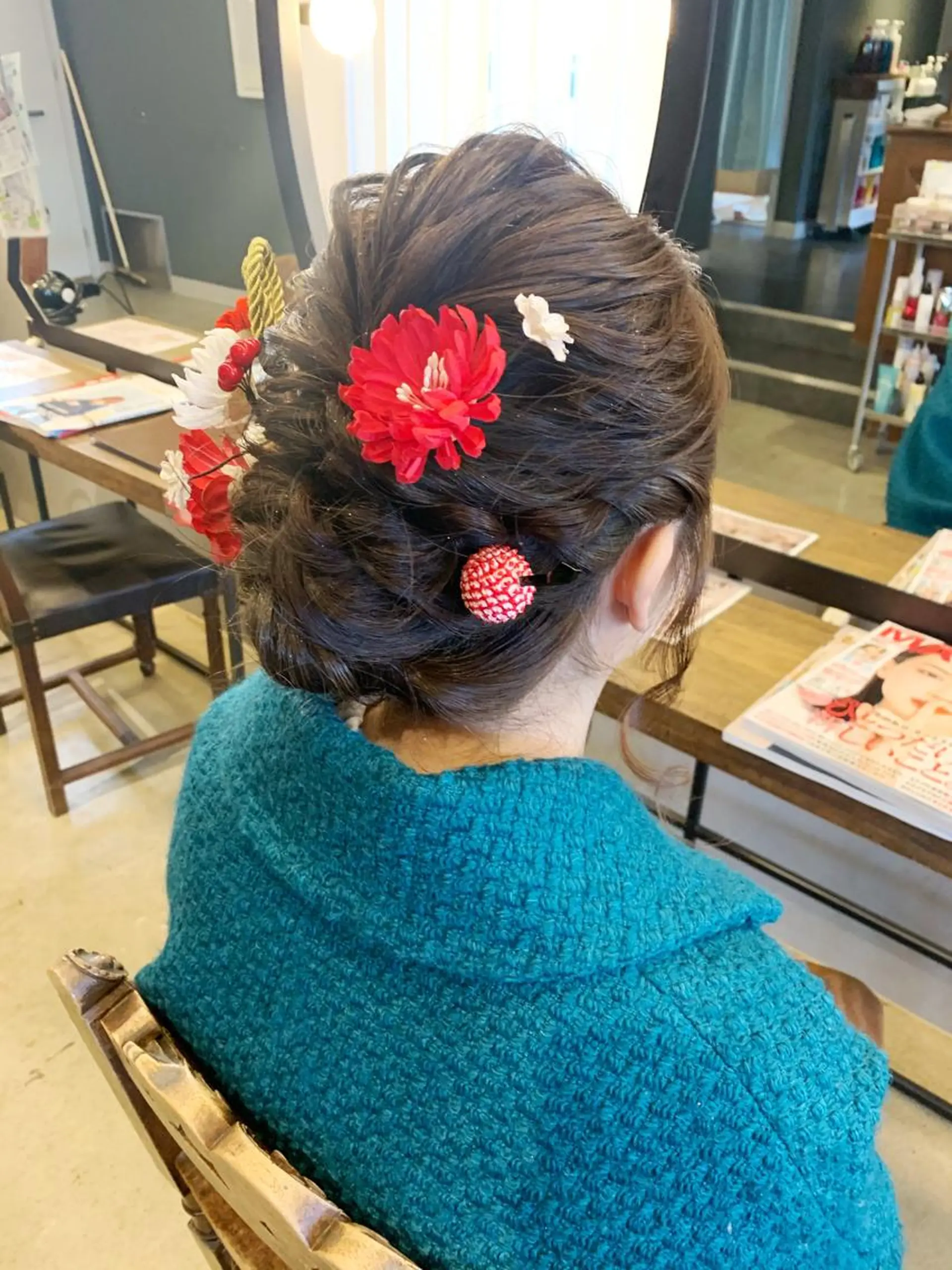 ロング ヘアアレンジ 成人式 佐藤 美紅のヘアスタイル