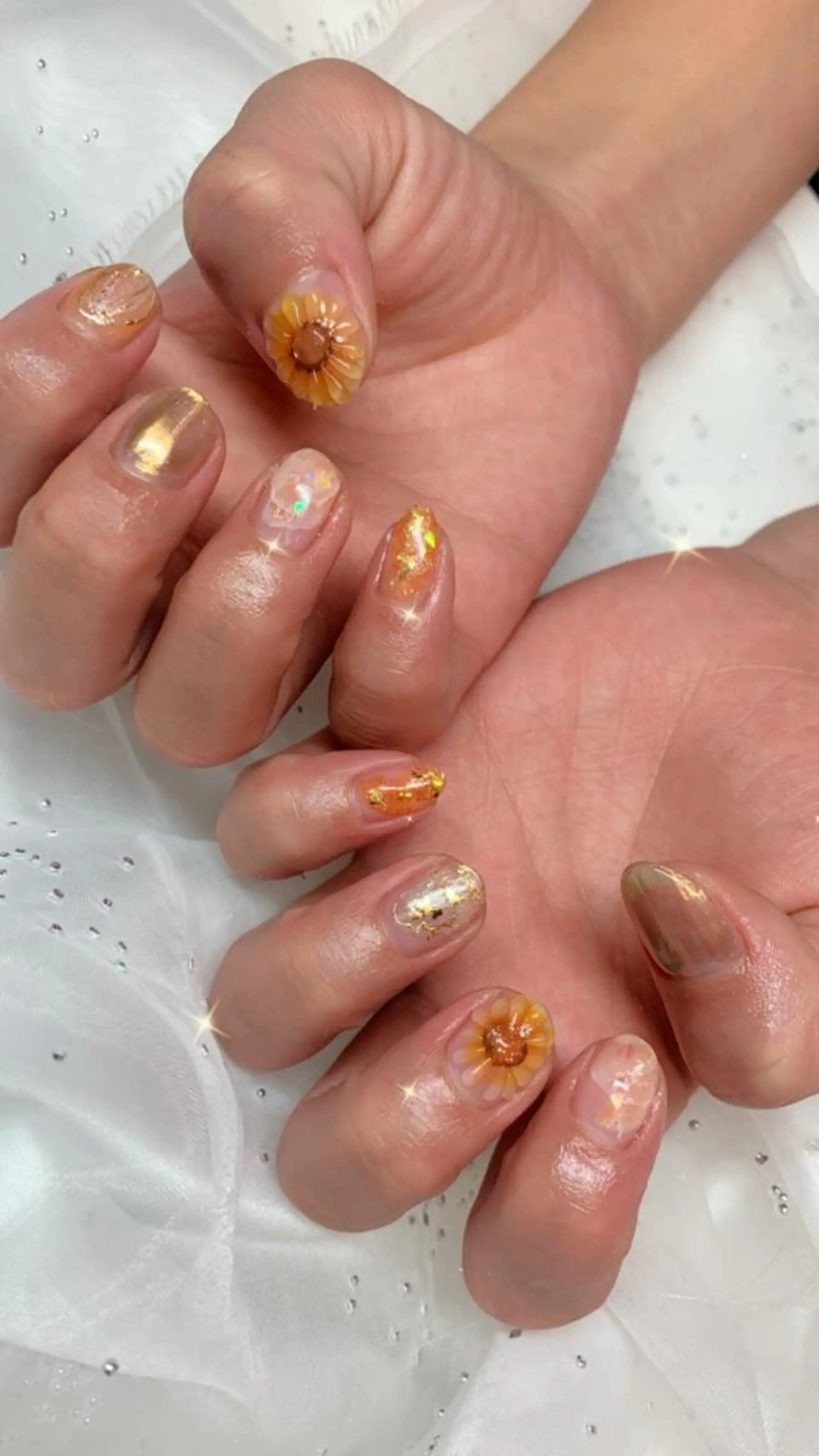 ネイル ジェルネイル ニュアンスネイル 夏ネイル ハンドネイル フットネイル T. kayoのネイルデザイン