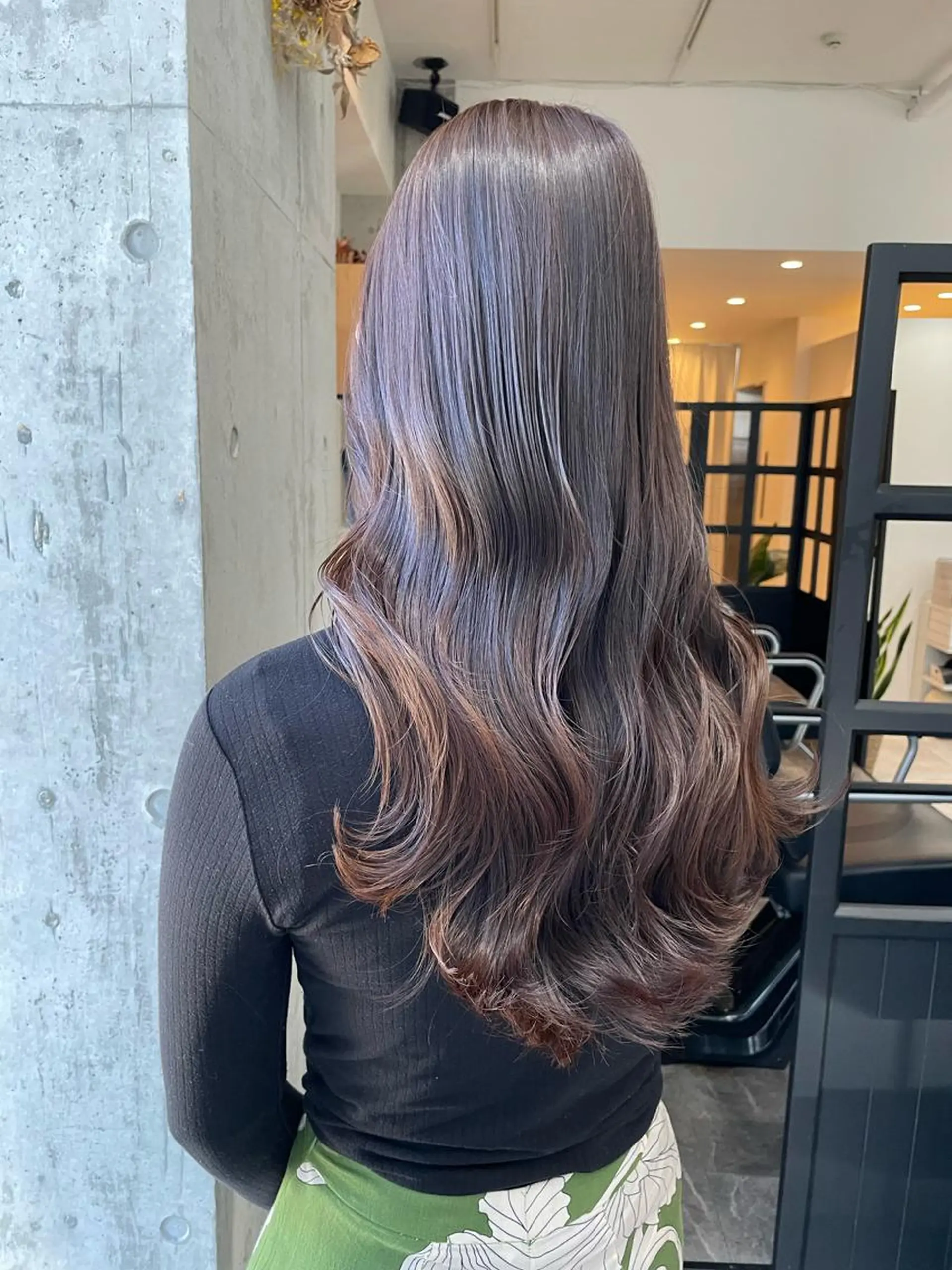 ロング ヘアカラー トリートメント ✨透明感カラー 恵比寿HAYATO✨のヘアスタイル