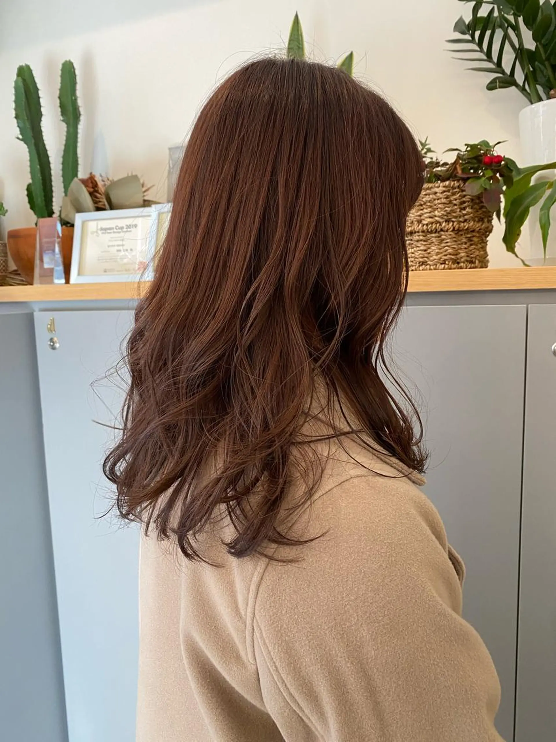 ロング カラー ente im所属・上田 あやか🌱髪質改善✨のヘアスタイル