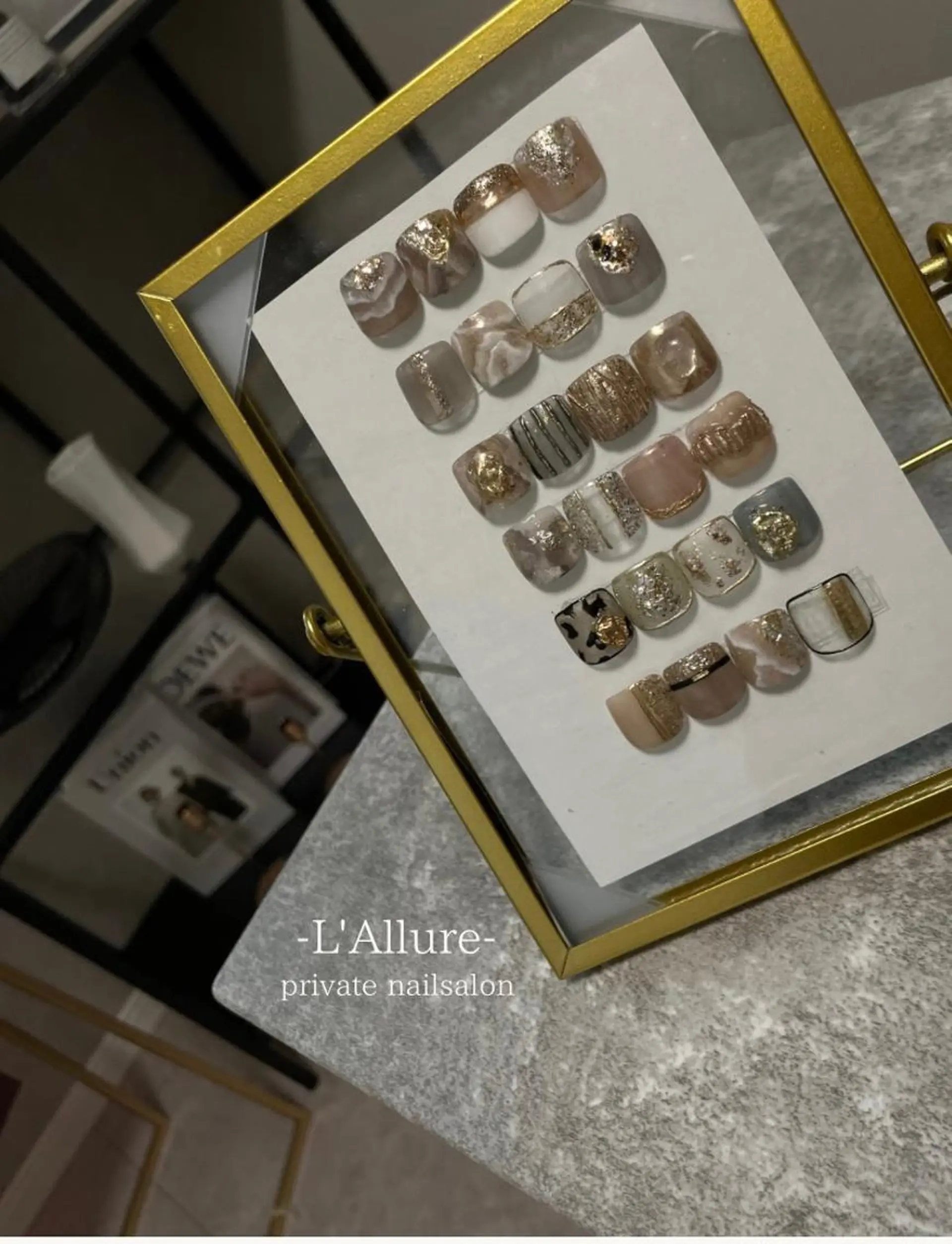 ネイル フットネイル nailsalon -L'Allure-のネイルデザイン