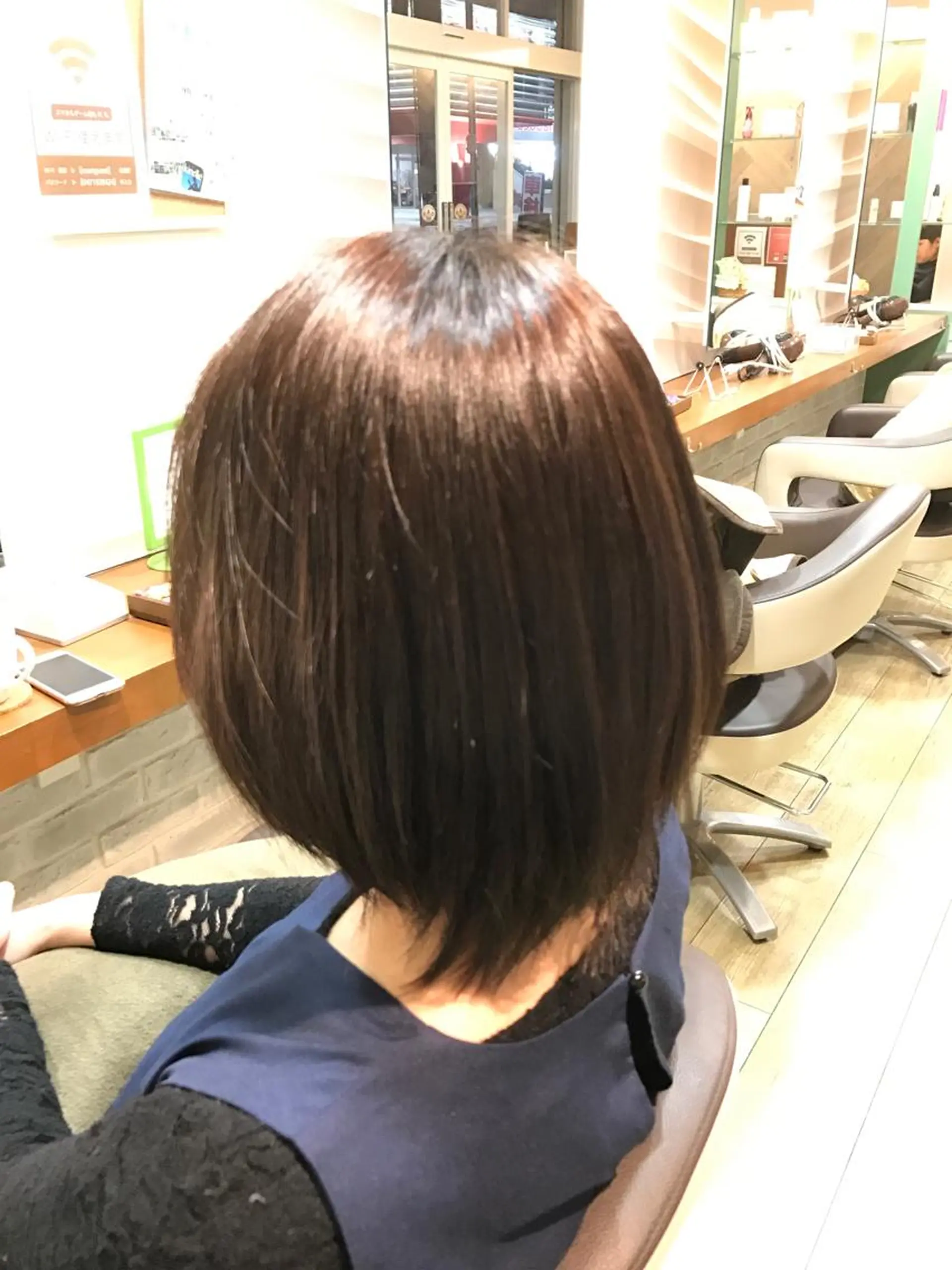 ショート 縮毛矯正 川村 綾のヘアスタイル