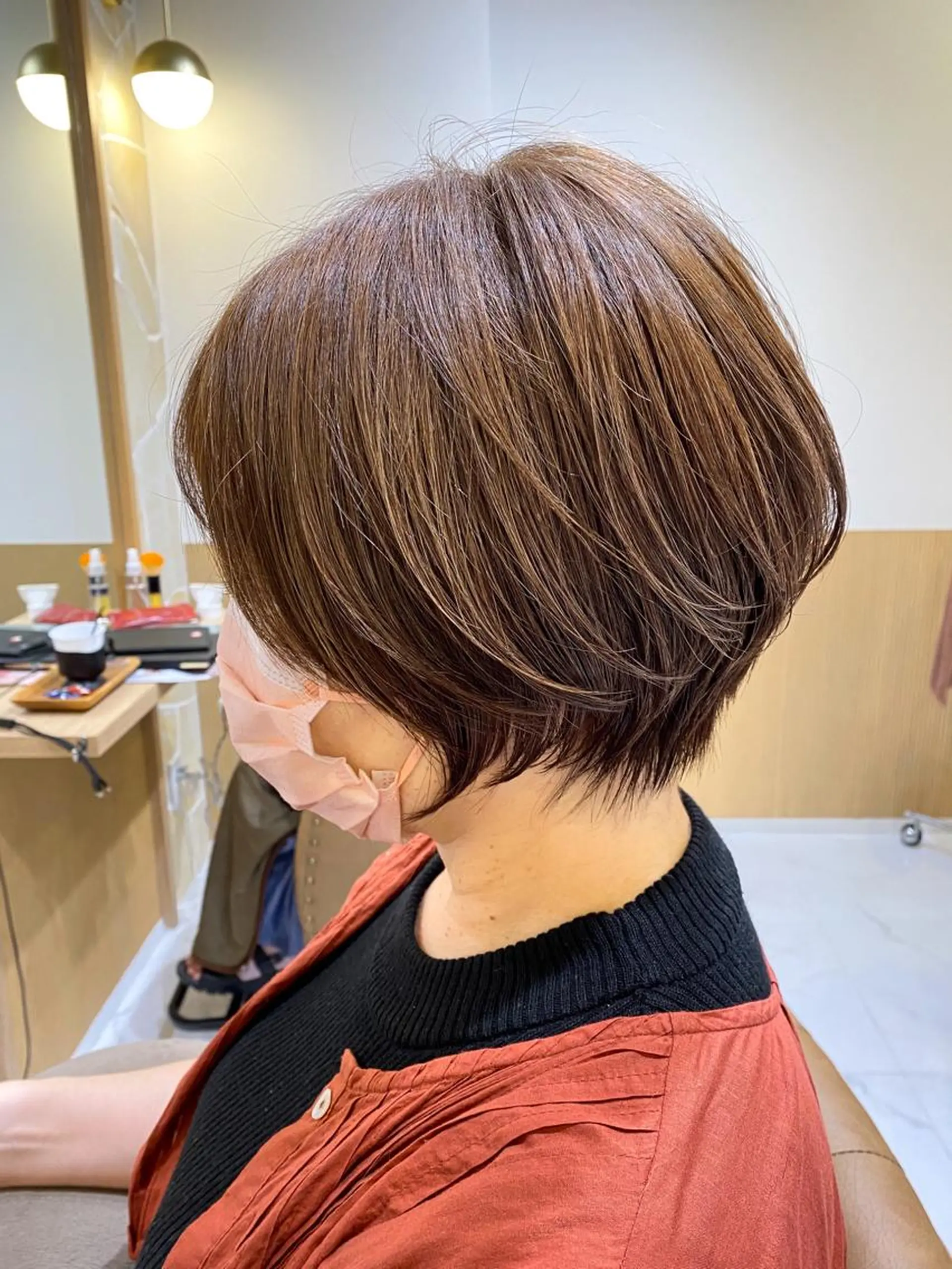 ショート 似合わせカット ショートヘア カット ヘアカラー 坂井 茅聖のヘアスタイル