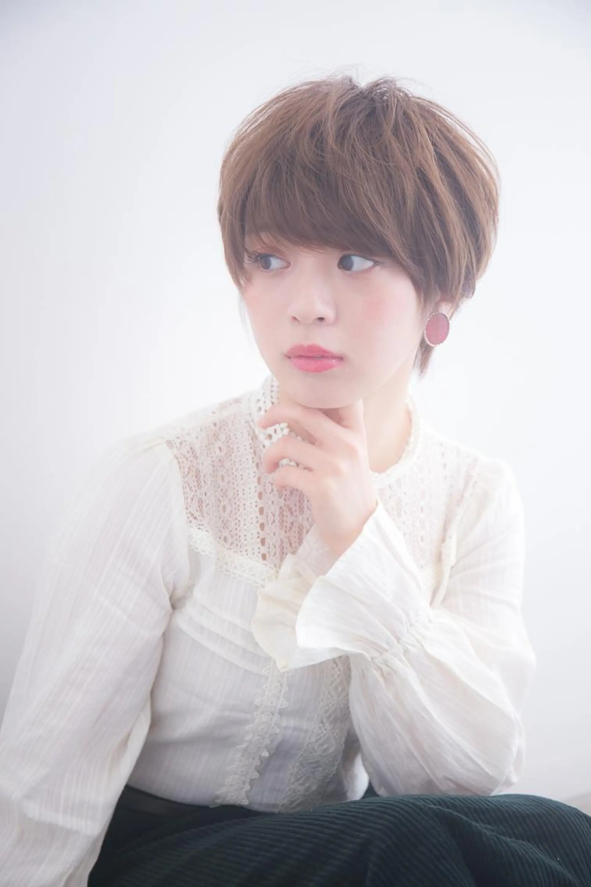 ショート 羽田 ひろむのヘアスタイル