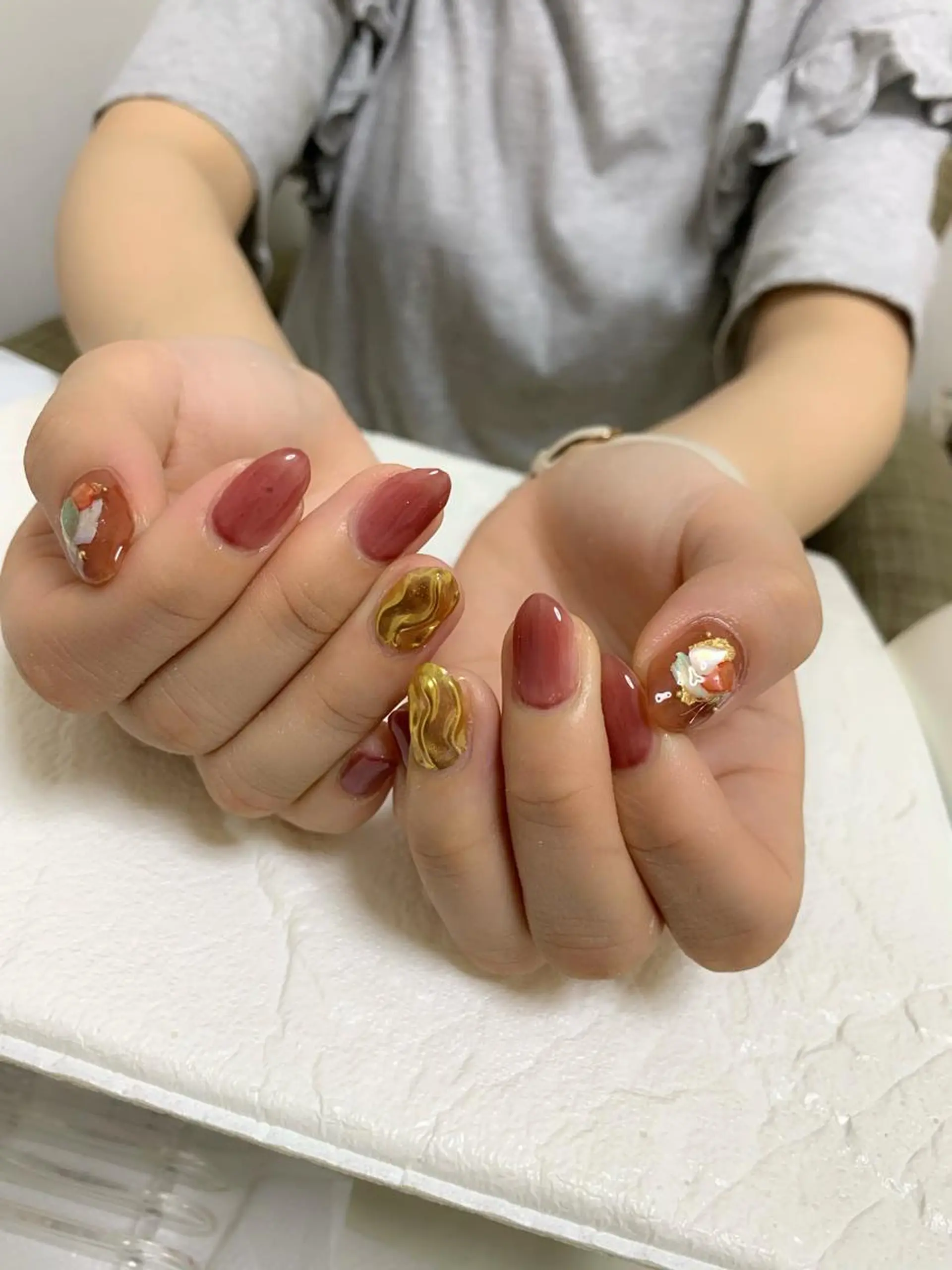 ネイル ハンドネイル フットネイル 竹本 愛のネイルデザイン