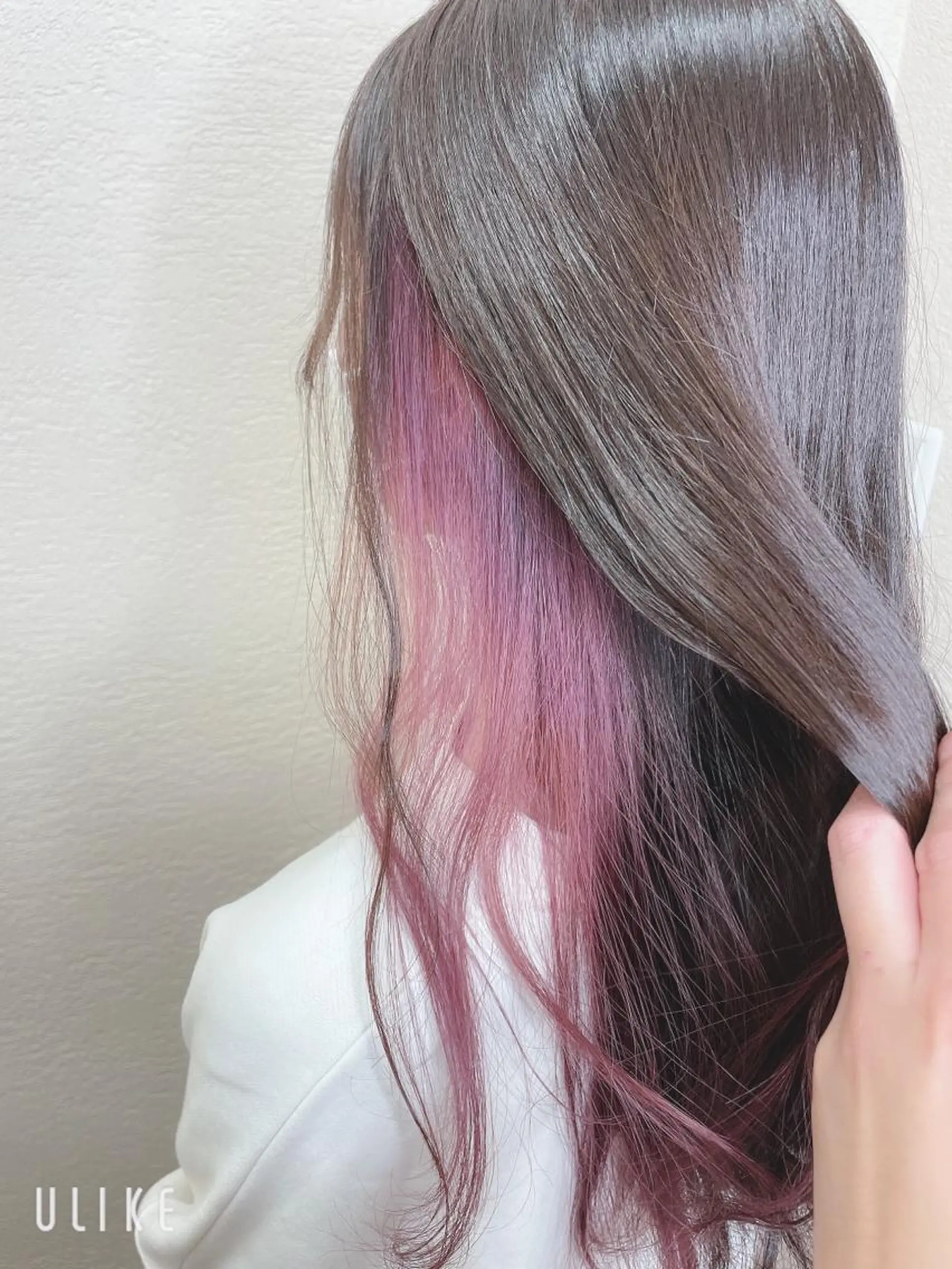 ロング カラー ピンクカラー バイオレットカラー カット ヘアカラー ❣️モードケイズ塚口 和田一将のヘアスタイル