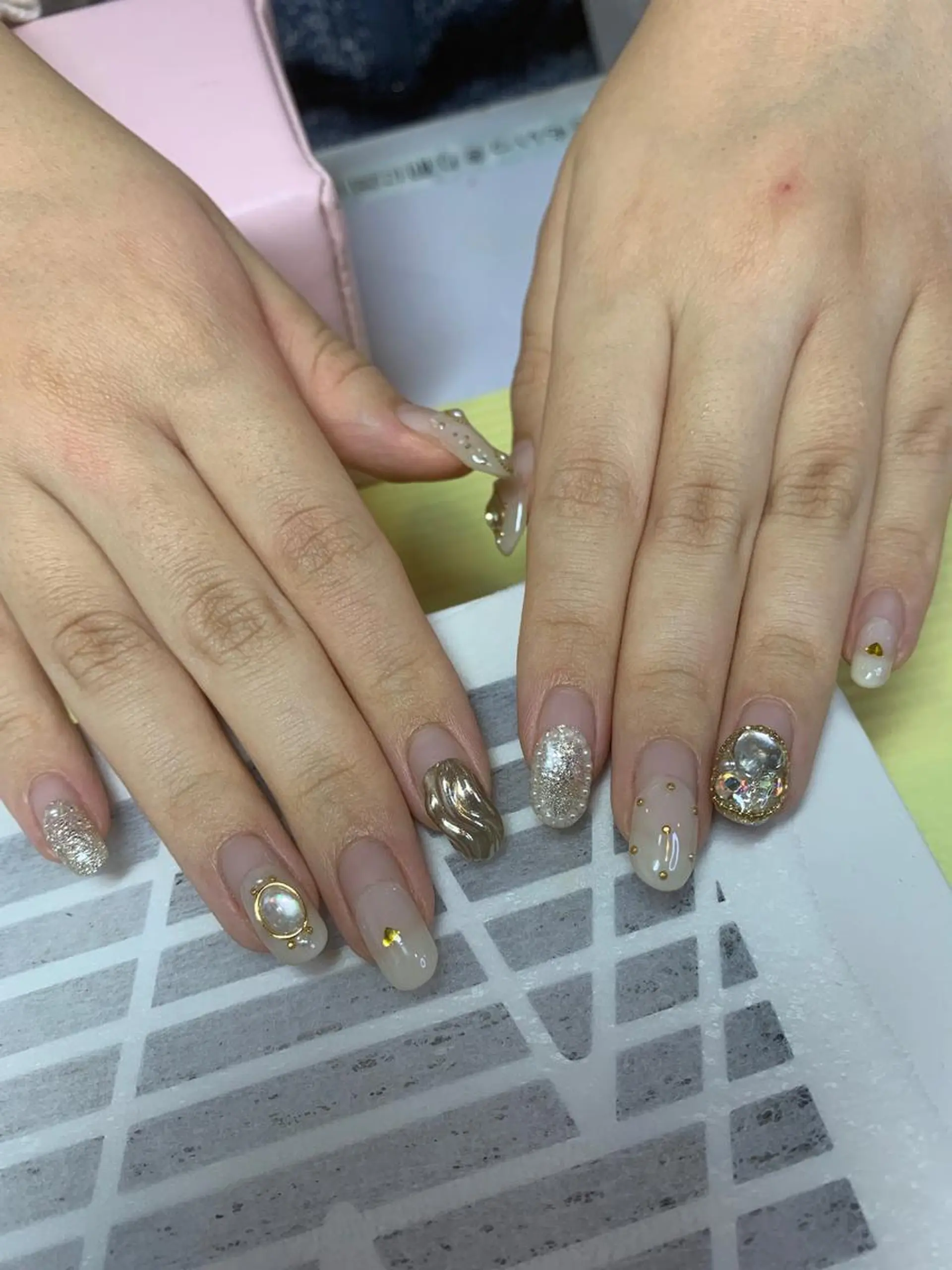 ネイル La neige* yuki 🥯🍑のネイルデザイン