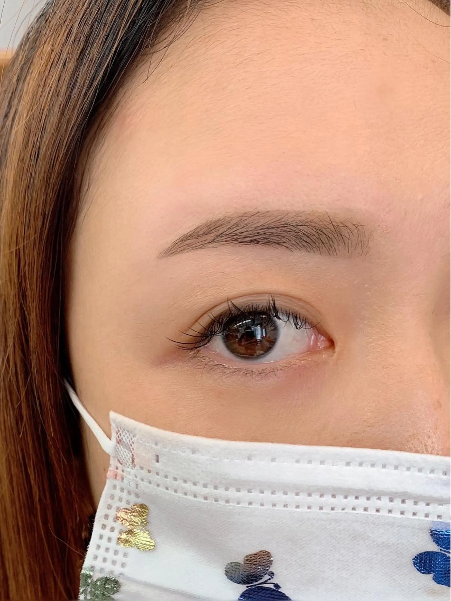 アイブロウ 眉カラー エクステ・マツエク専門店シュシュ四日市店所属・アイラッシュ ヘアーエクステ専門店のマツエク・マツパデザイン