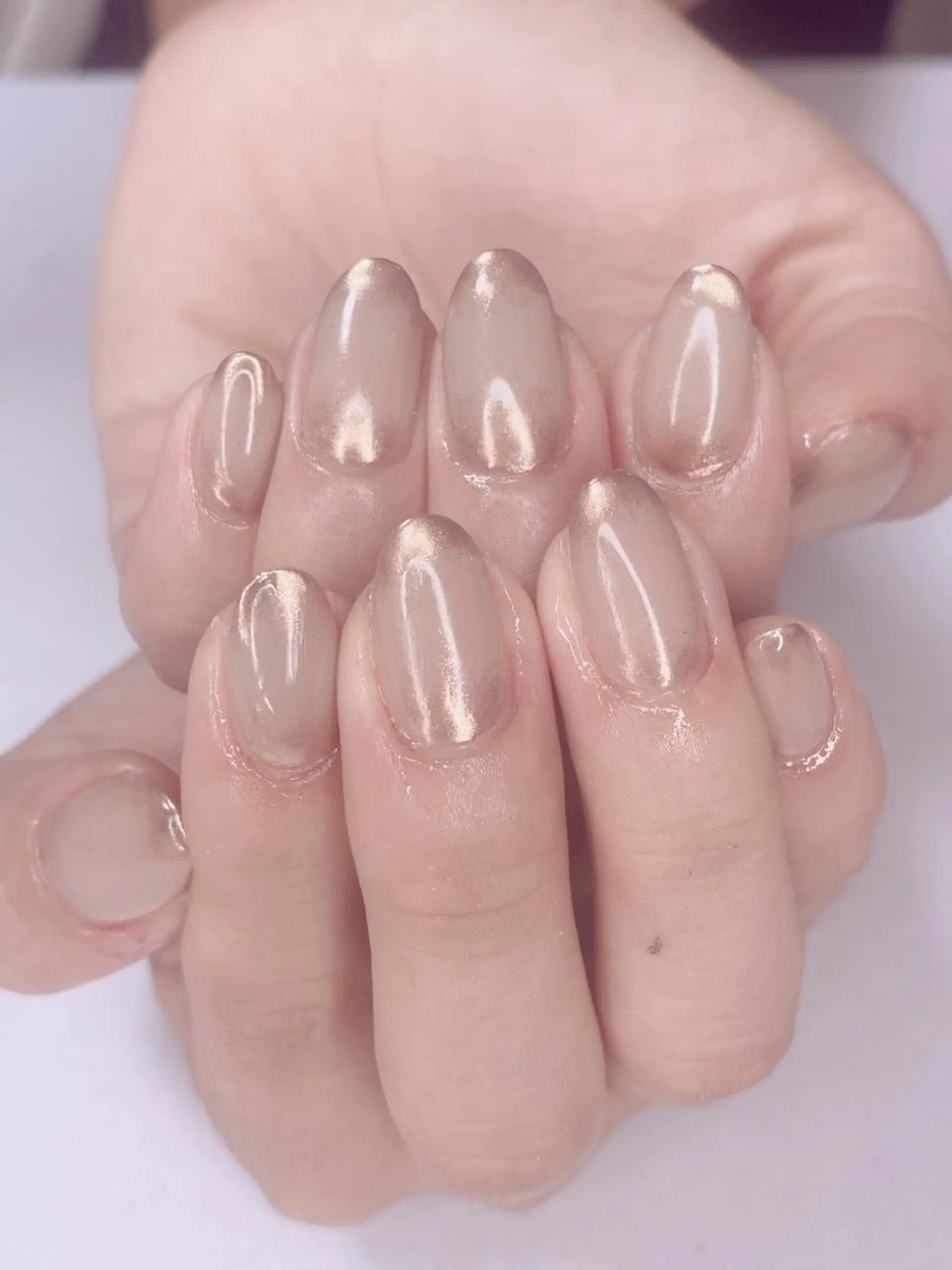 ネイル アートネイル オーロラネイル 桜ネイル クリアネイル ドット Nail Salon ertiのネイルデザイン