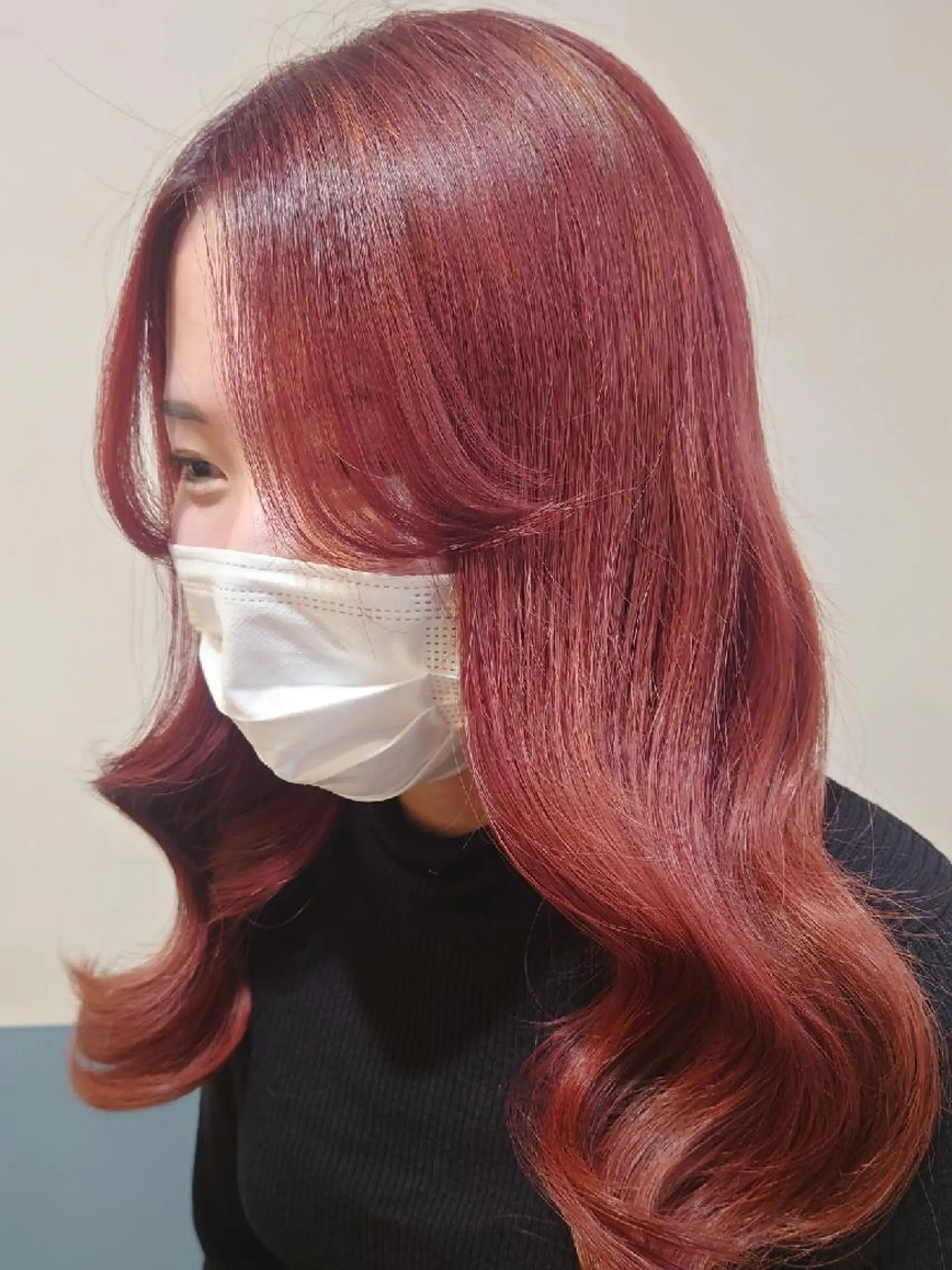 ロング カラー ヘアアレンジ ブラウンカラー ピンクカラー ピンクブラウン カット ヘアカラー CESLIONS祐天寺所属・田中将平【 サロンマネージャー】のヘアスタイル