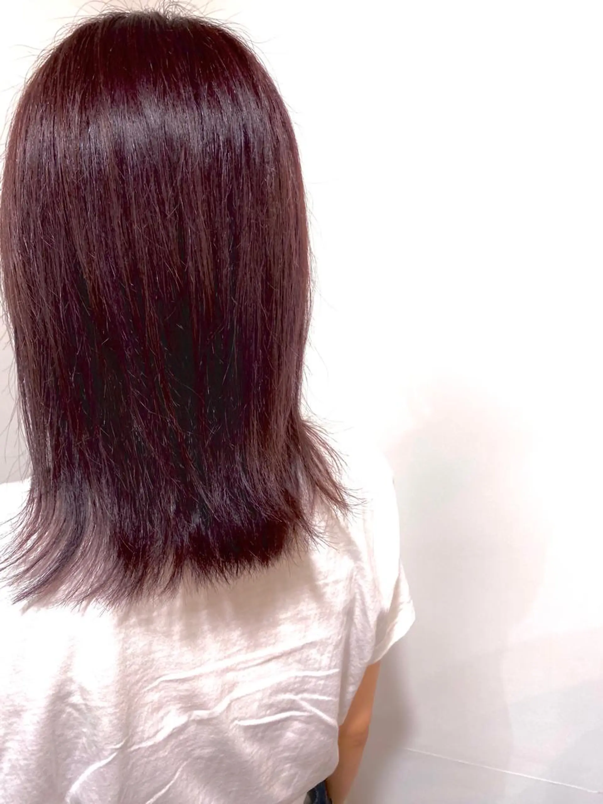 ミディアム カラー パープルカラー きむら ゆうきのヘアスタイル