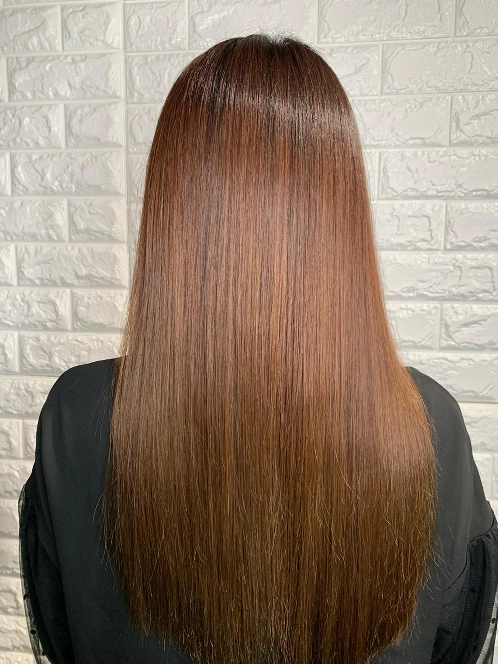 ロング 髪質改善 縮毛矯正 トリートメント カット トリートメント ヘッドスパ Lee東三国 店長 谷辻誠志のヘアスタイル