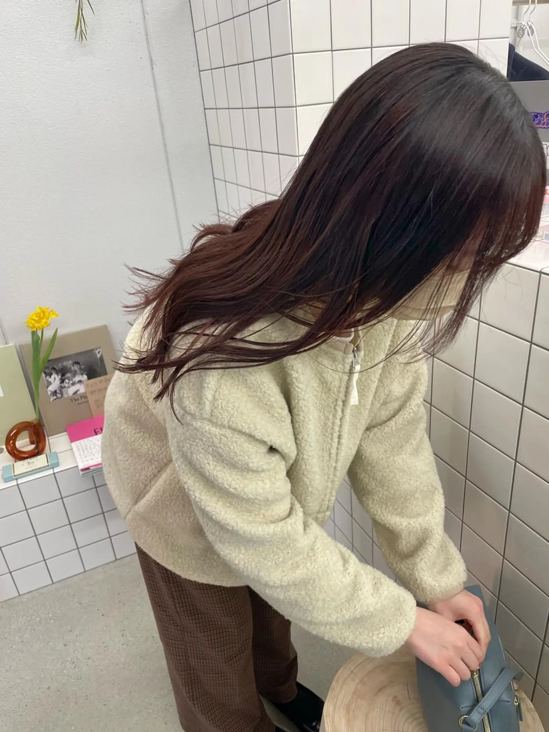 セミロング カラー 関 京磨のヘアスタイル