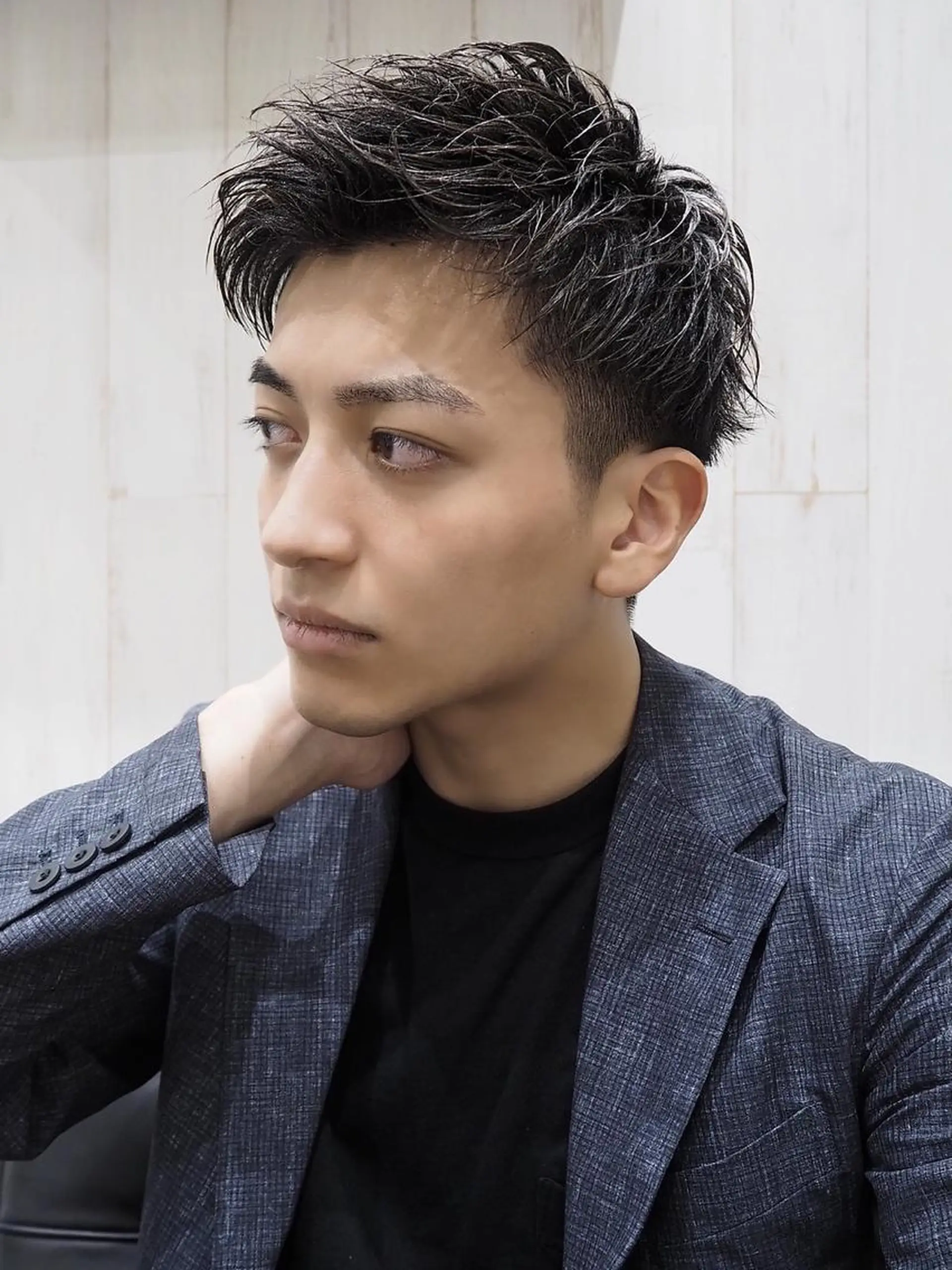 メンズ ビジネス ツーブロック HAIR&GROOMING YOSHIZAWA Inc.BANDAI所属・みよし まさとのヘアスタイル