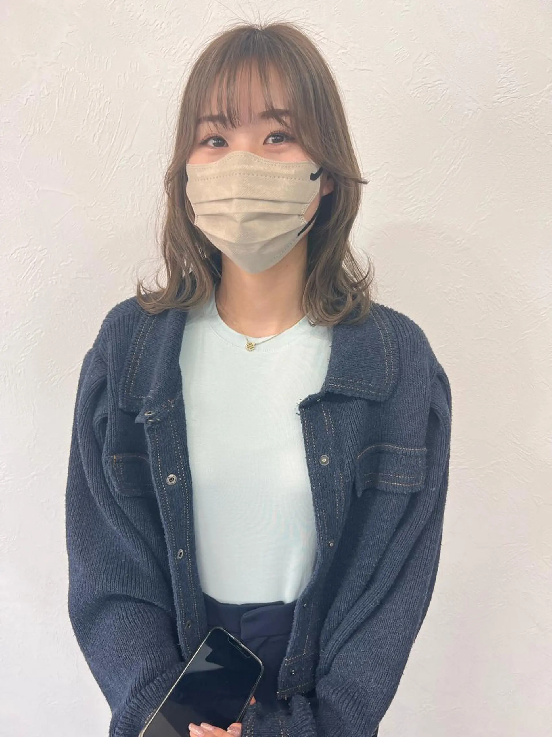 ミディアム カラー ヘアカラー トリートメント ハイトーンカラー✨ 永井大貴のヘアスタイル