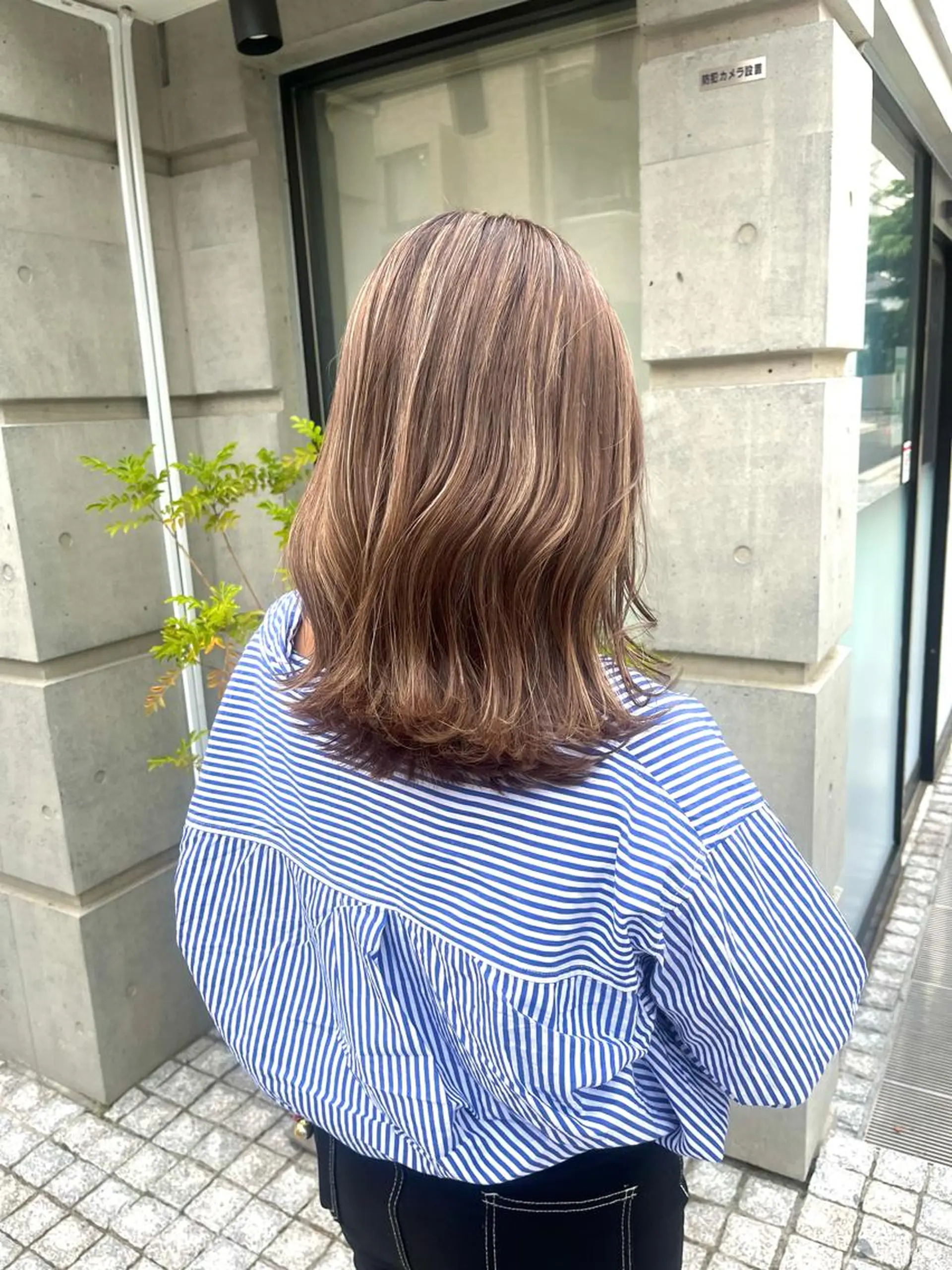 ミディアム カラー ハイライトカラー 外国人風カラー ハイライト ハイライト/ショート /ボブ/RYOHEIのヘアスタイル