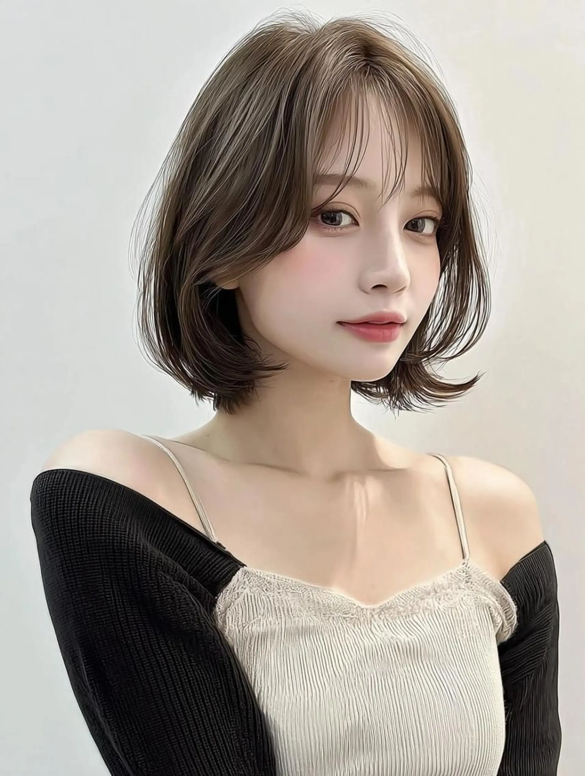 ショート ハイライト カット ヘアカラー トリートメント 青木 りおのヘアスタイル