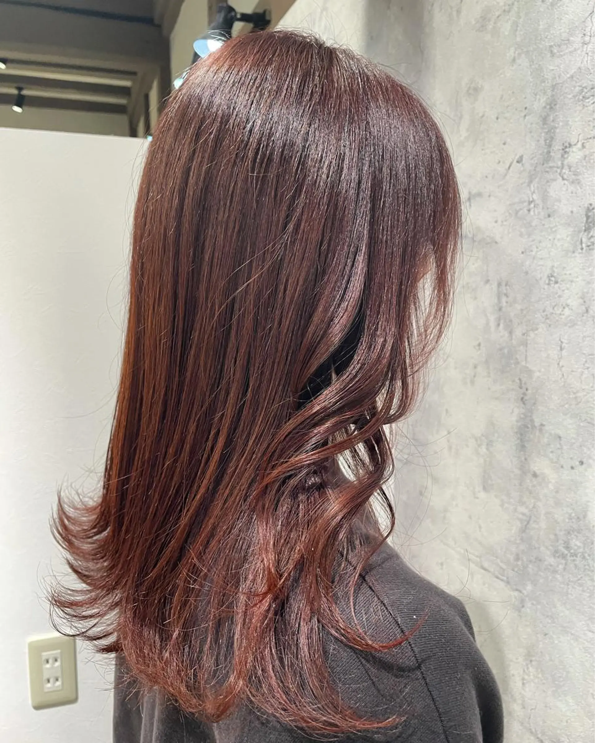 セミロング 木村 真知子のヘアスタイル