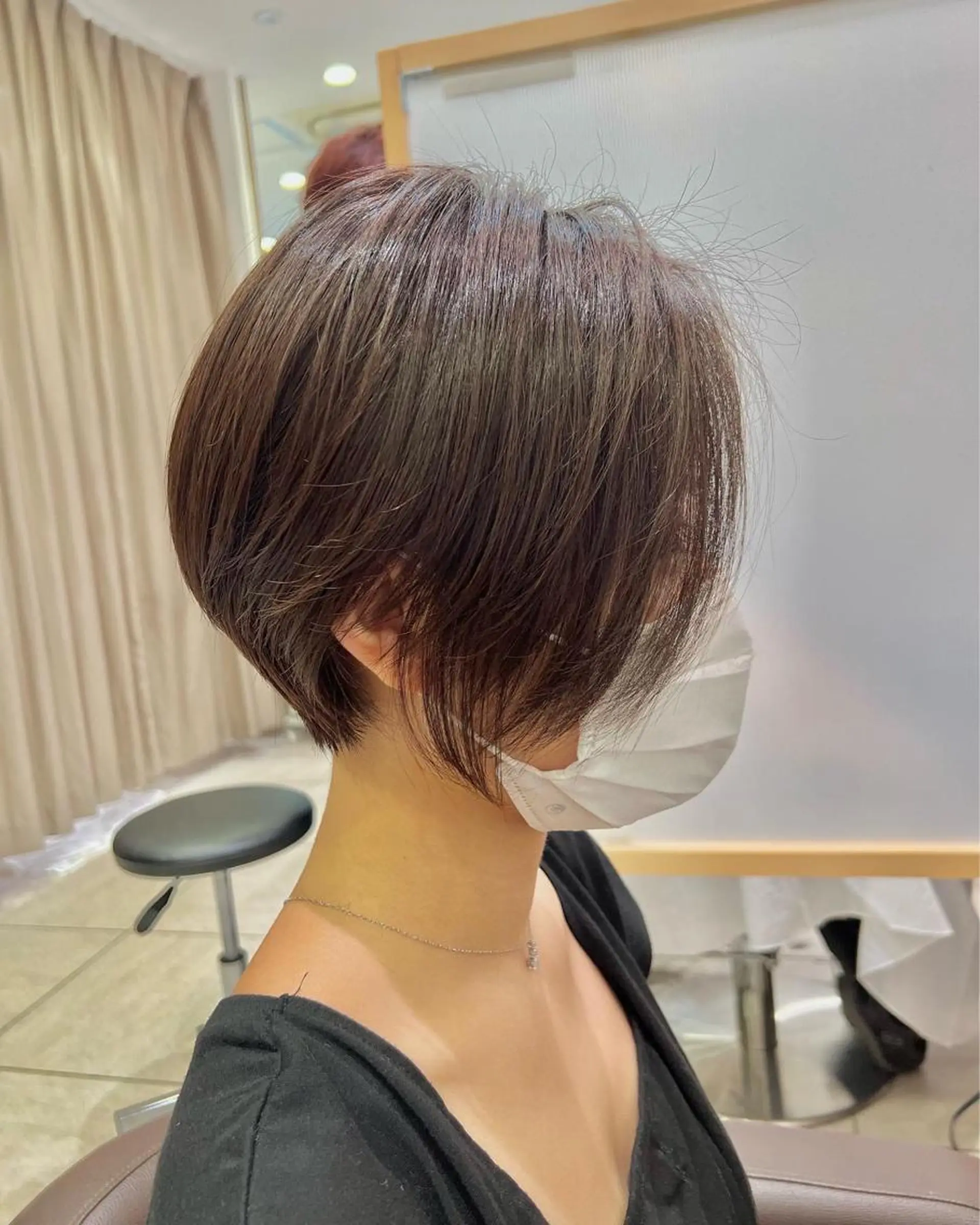 ショート カット ヘアカラー トリートメント 大人ショート/ 高下将一のヘアスタイル