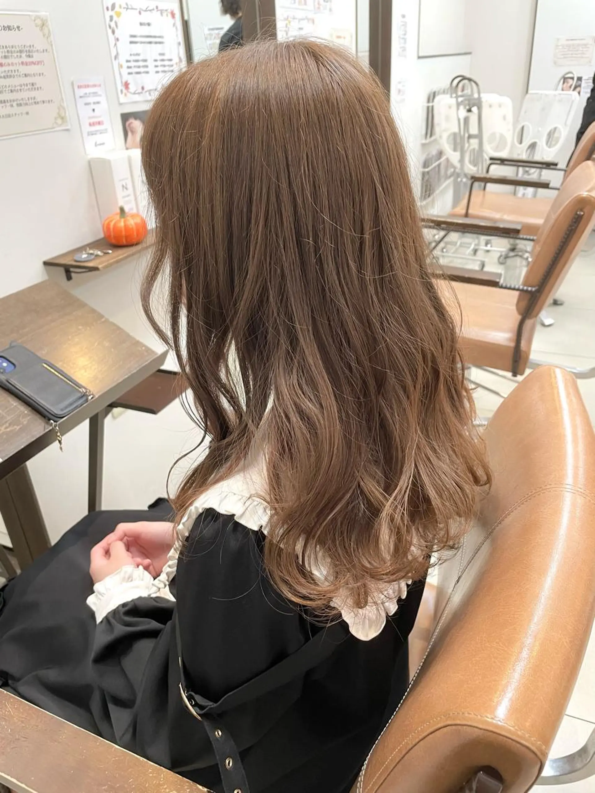 ロング カット ヘアカラー 明石遼/ベージュ / ピンクのヘアスタイル