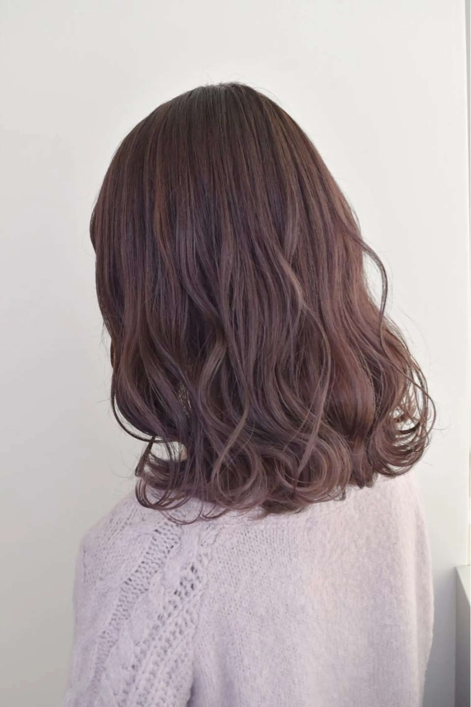 ミディアム カラー ブリーチ ラベンダーカラー ピンクカラー ピンクラベンダー SALOWIN神戸三宮East店所属・【透明感、艶髪】西村 有司のヘアスタイル