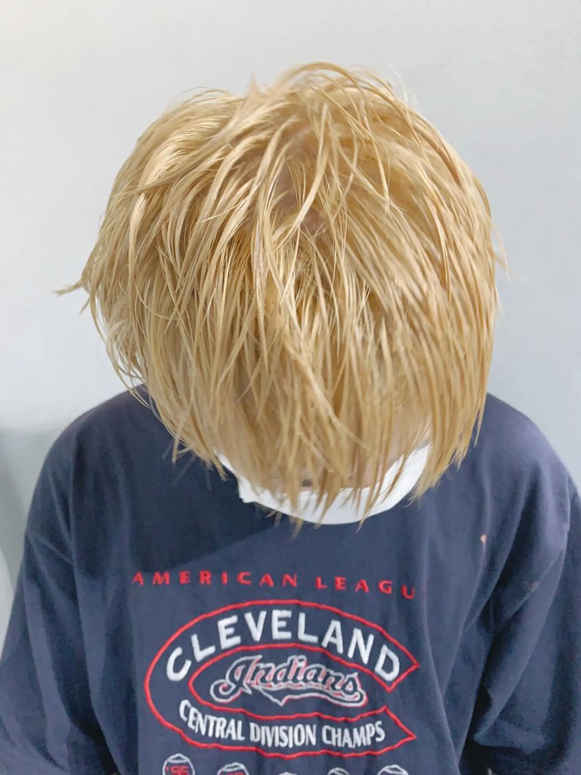 ショート カラー メンズ ボブパーマコテ巻き風 パーマNo1深江秀平のヘアスタイル