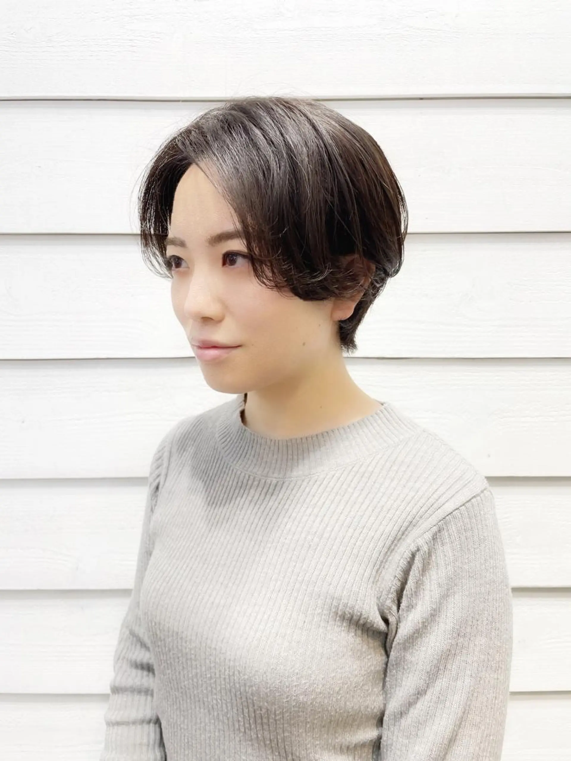 ショート ショートボブ ハンサムショート ボブ くせ毛 ショートヘア newline銀座所属・🍀🍀🍀 金子涼🍀🍀🍀のヘアスタイル