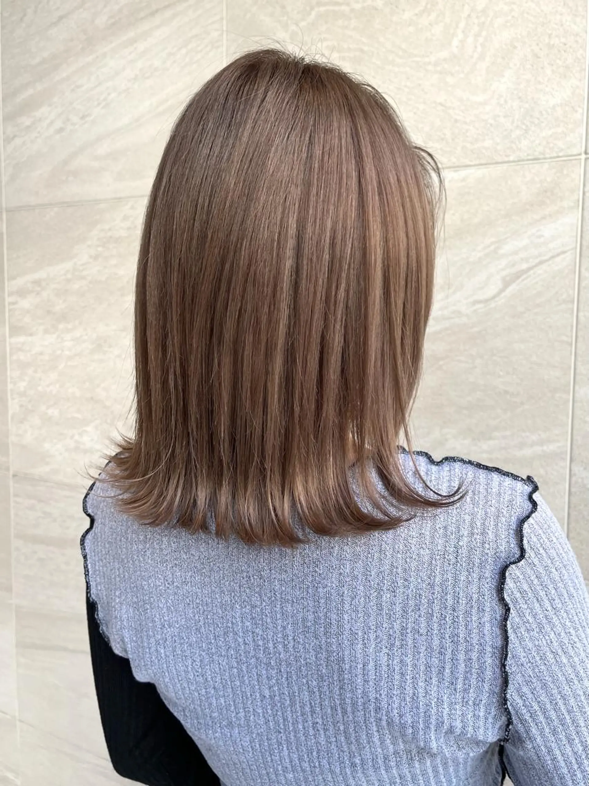 ミディアム カラー レイヤー,ボブ / 彩未のヘアスタイル