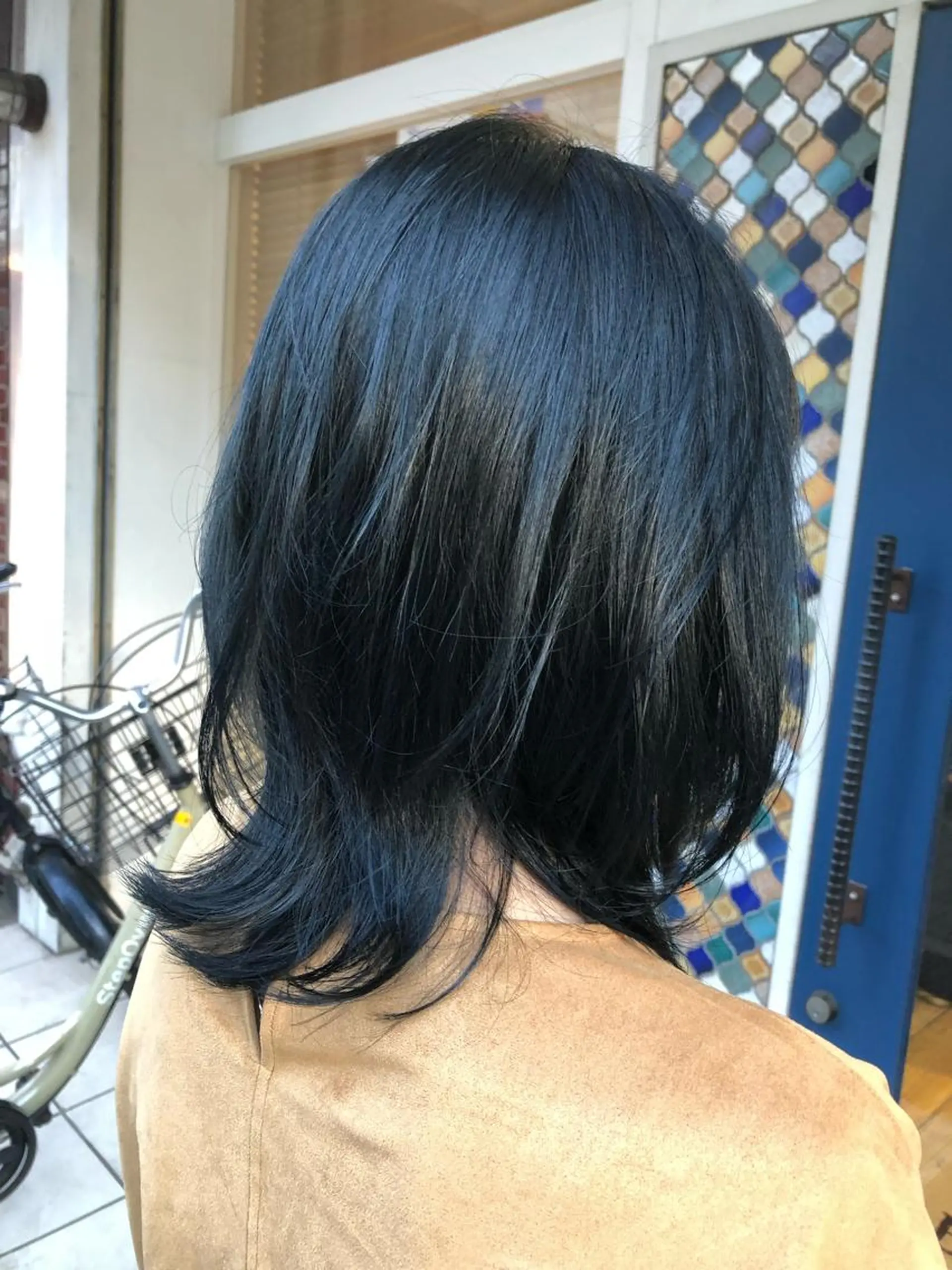 ミディアム カラー 個性派ウルフ/メンズ /ブリーチ/渋谷のヘアスタイル