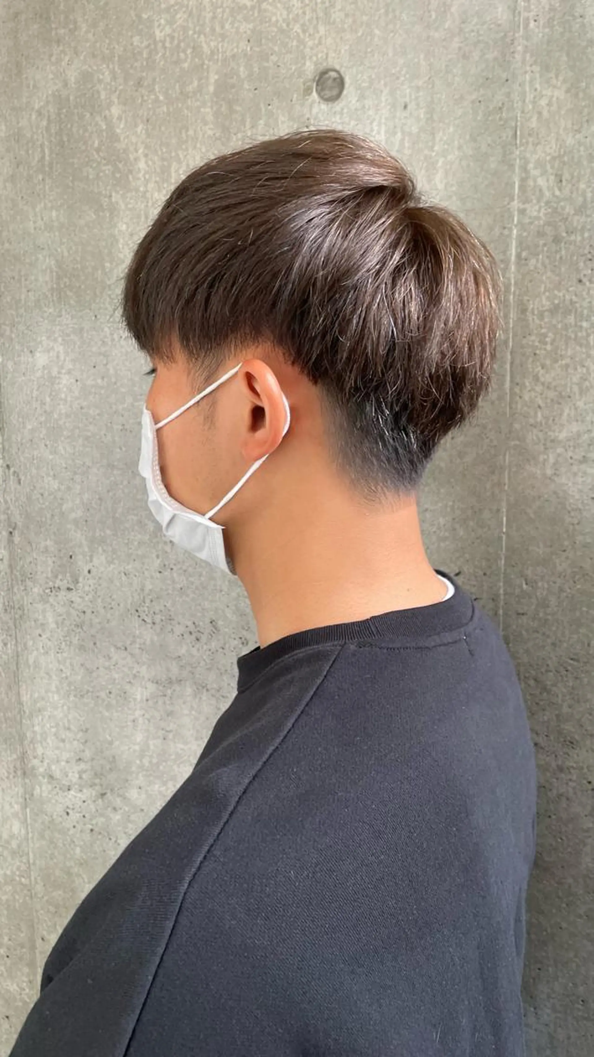 カラー メンズ センターパート カルマパーマ メンズ韓国風 メンズパーマ メンズショート 松本平太郎美容室大宮店所属・もりたみかこ 美容師お休み中のヘアスタイル