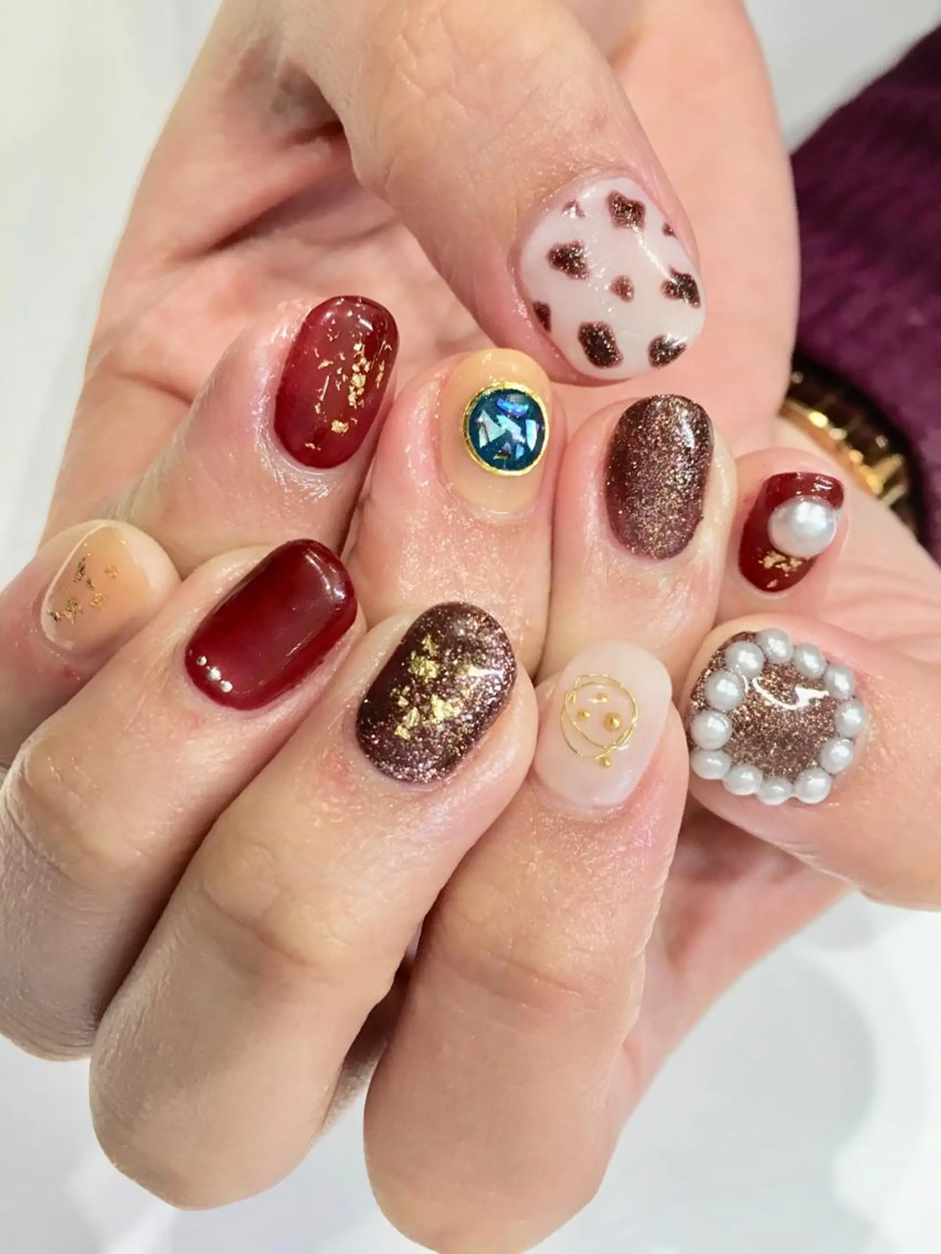 ネイル ハンドネイル 佐藤 まりえのネイルデザイン