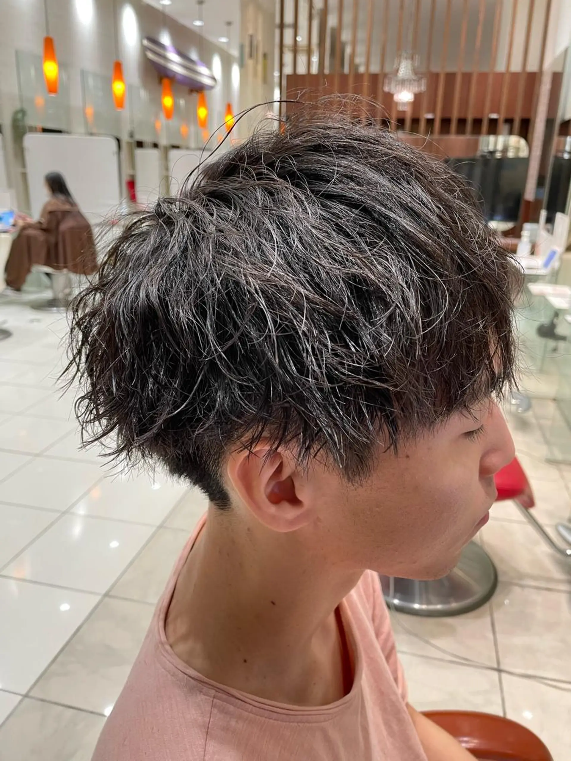 メンズ カット パーマ 金井 郁弥のヘアスタイル