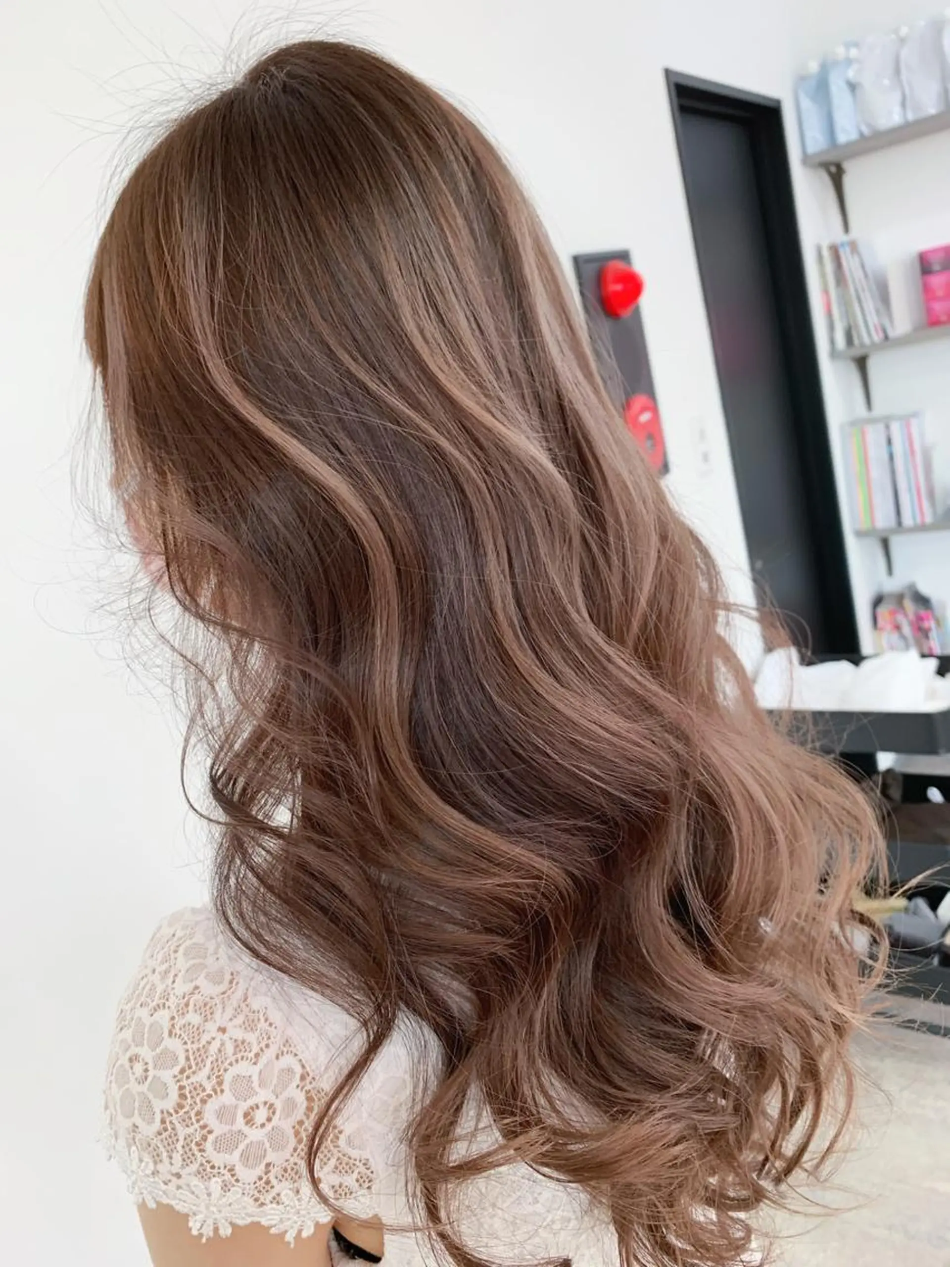 ロング ヘアカラー トリートメント 🥇近藤 恭輔🥇 Recharme新保のヘアスタイル