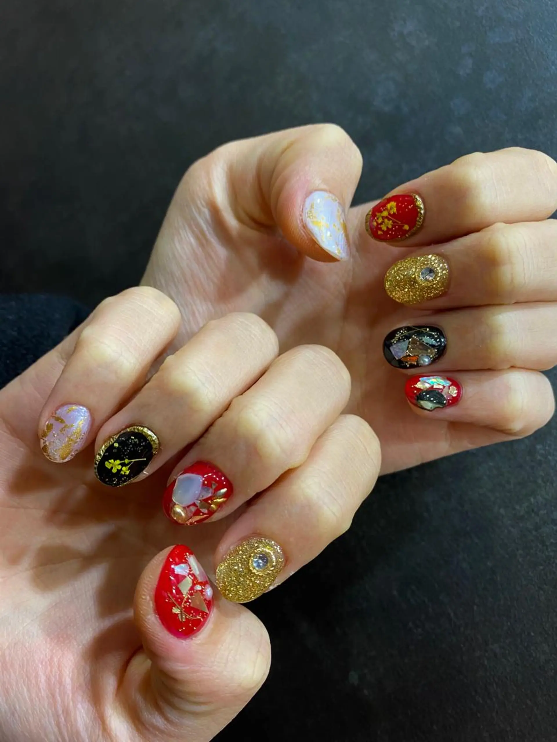 ネイル 成人式 💓💓彩 音💓💓のマツエク・マツパデザイン