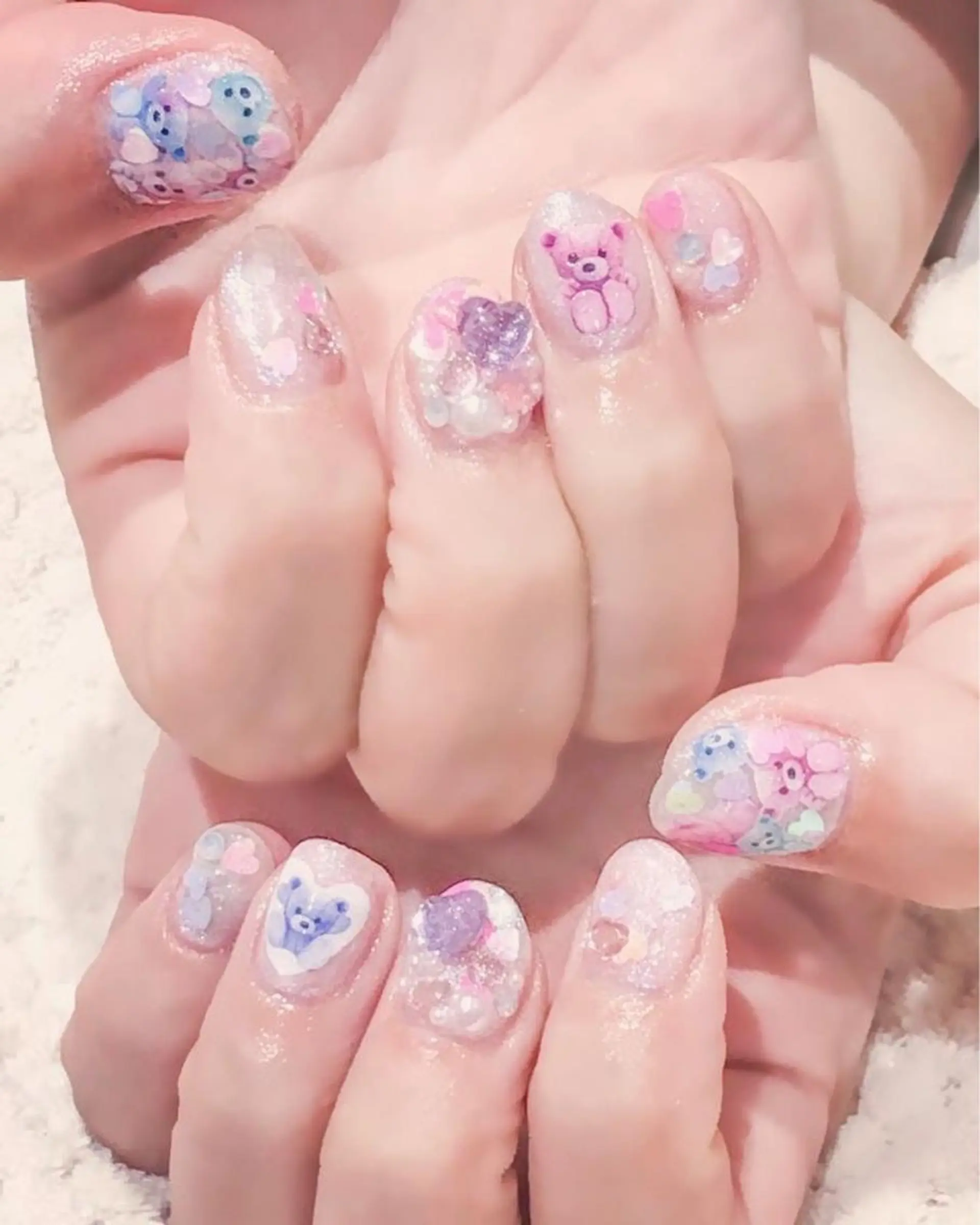 ネイル ジェルネイル 持ち込み 春ネイル Nyanco Nailのネイルデザイン