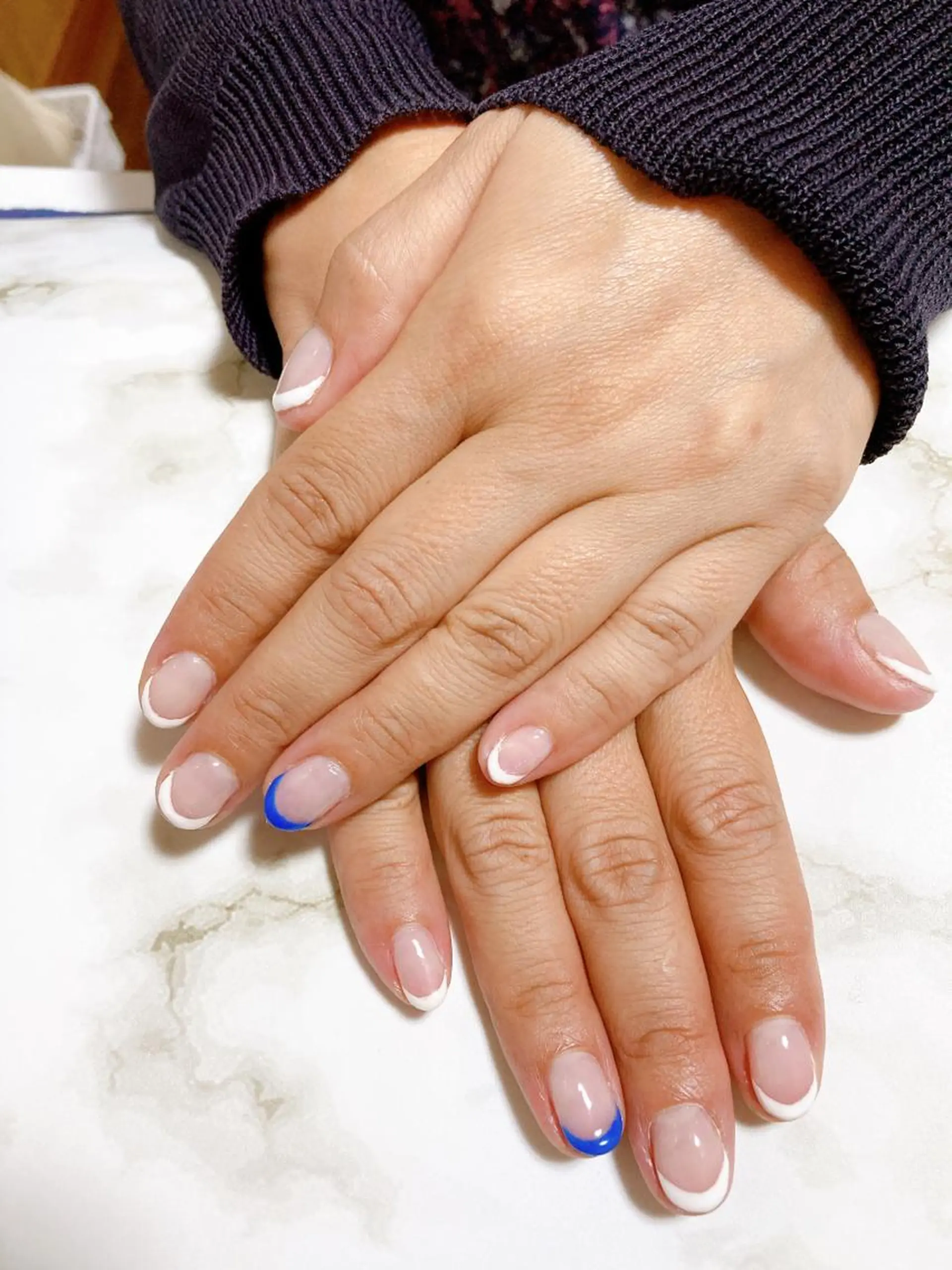 ネイル フレンチネイル lino  nail リノネイルのネイルデザイン