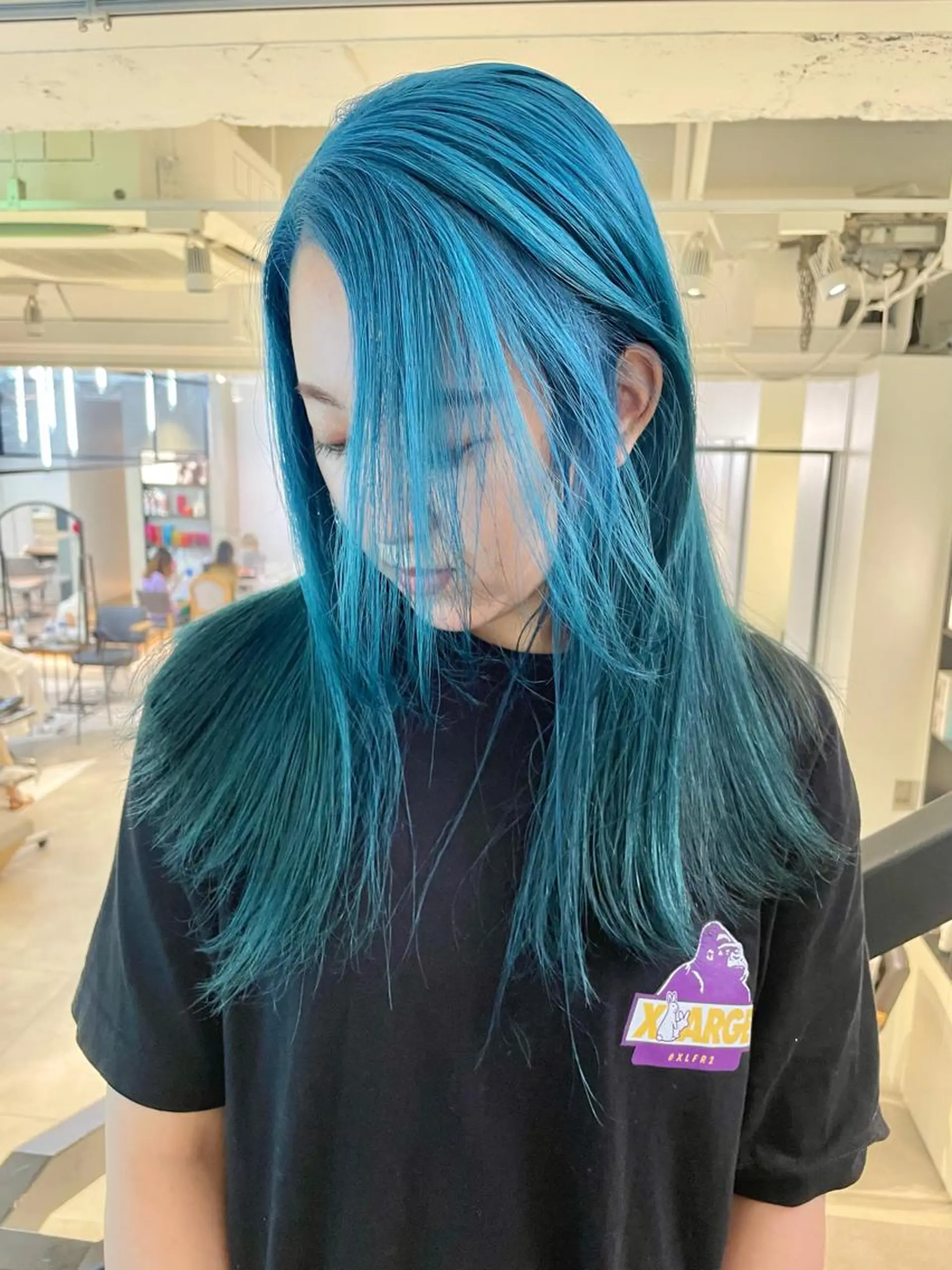 カラー ヘアカラー 🎀ボブ＋ハイトーン シュカ👶🏻のヘアスタイル