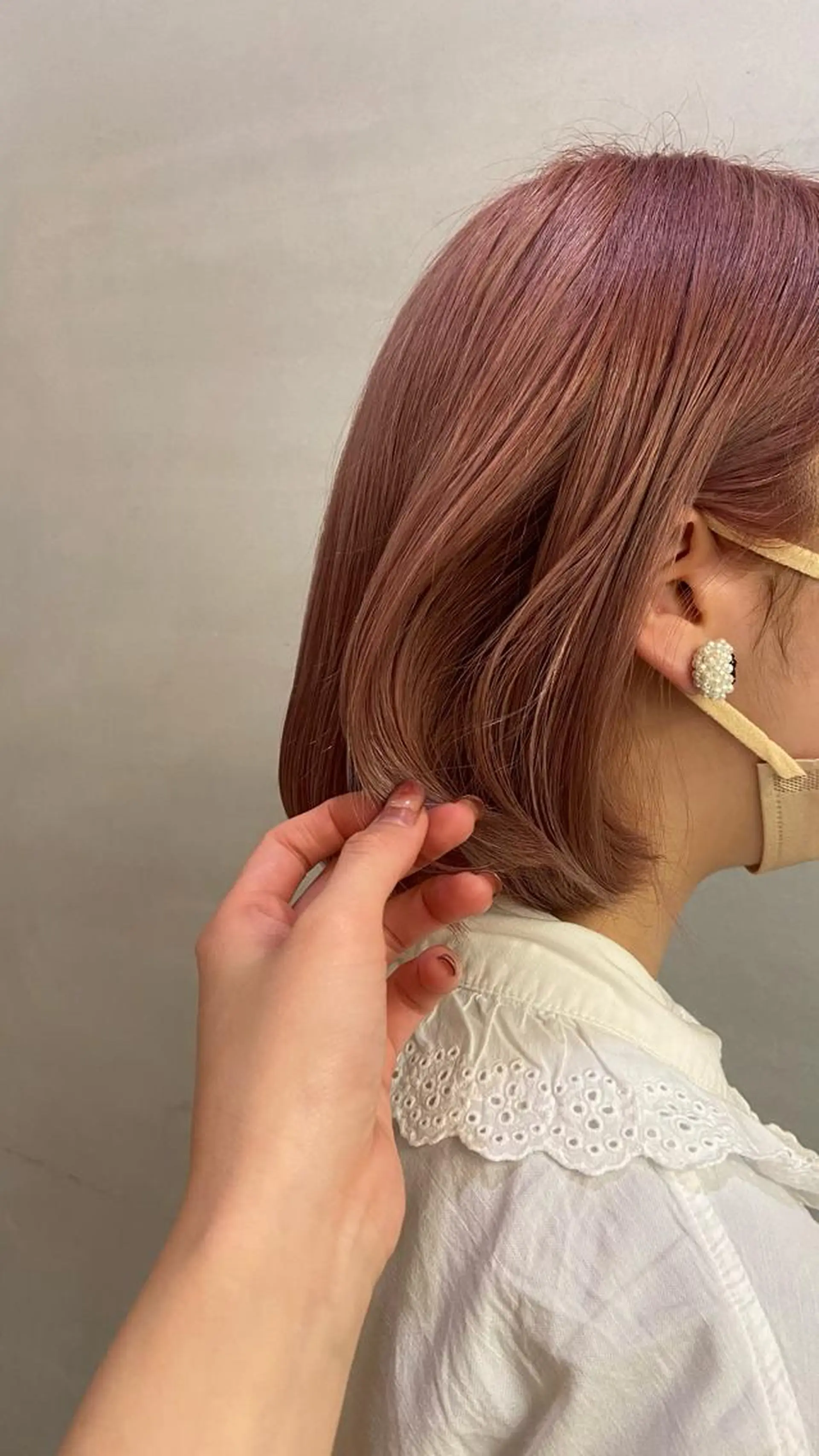 ミディアム カラー ヘアアレンジ Rinon所属・沖 真琴のヘアスタイル