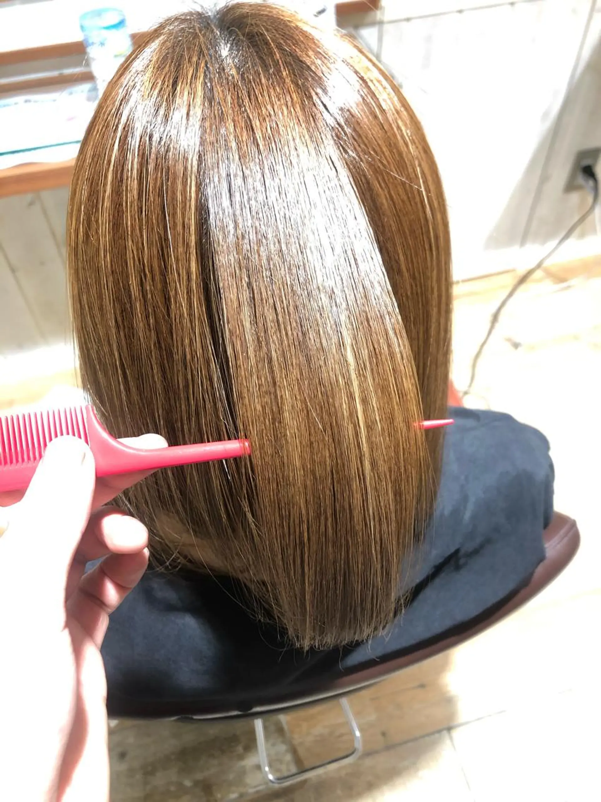 セミロング 髪質改善 トリートメント カット ヘアカラー 縮毛矯正 トリートメント パーソナルカラー骨格 顔タイプ 小幡のその他イメージ