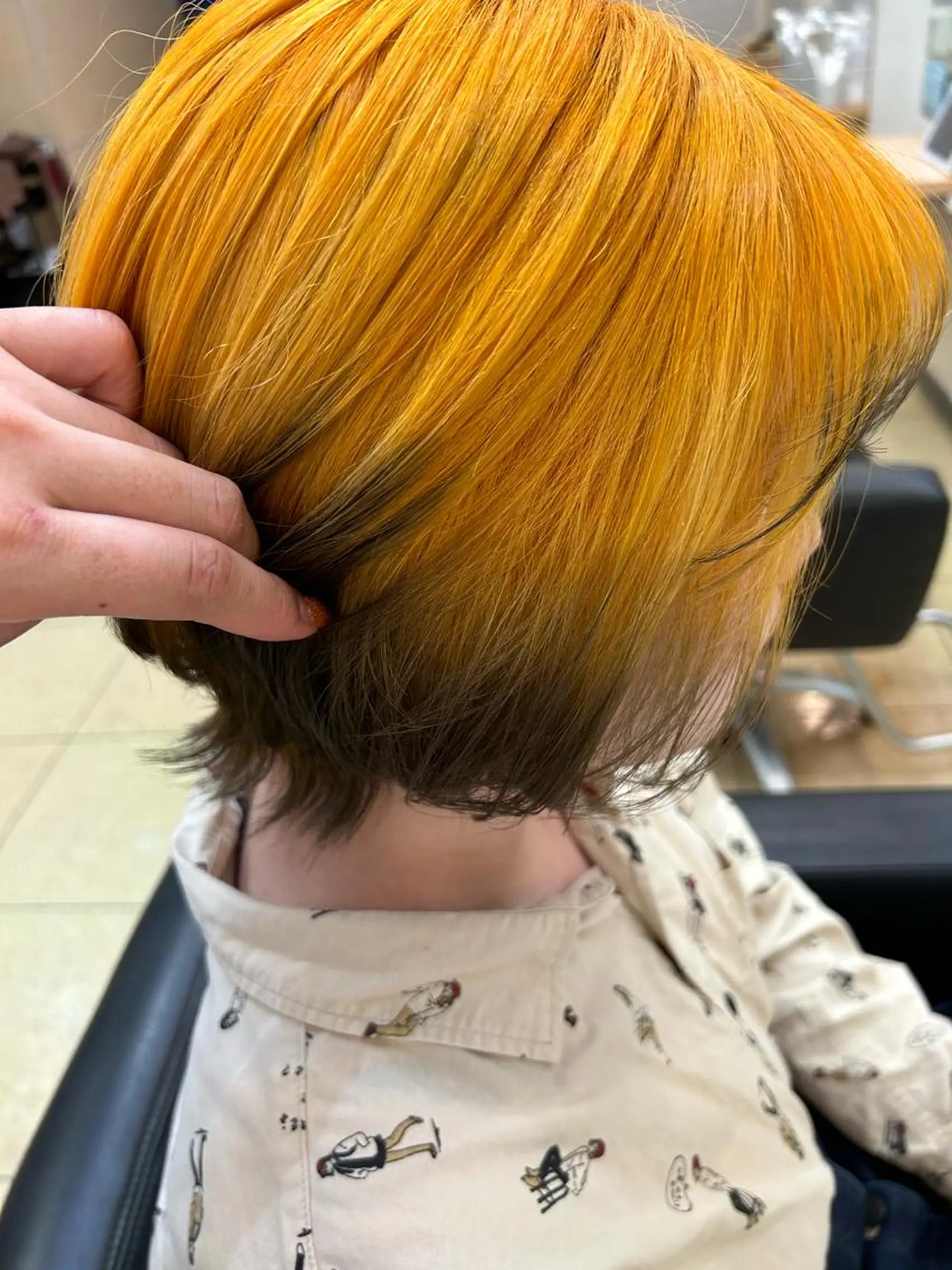 ショート 狐カラー ショート/ボブ♥️ 北野のヘアスタイル