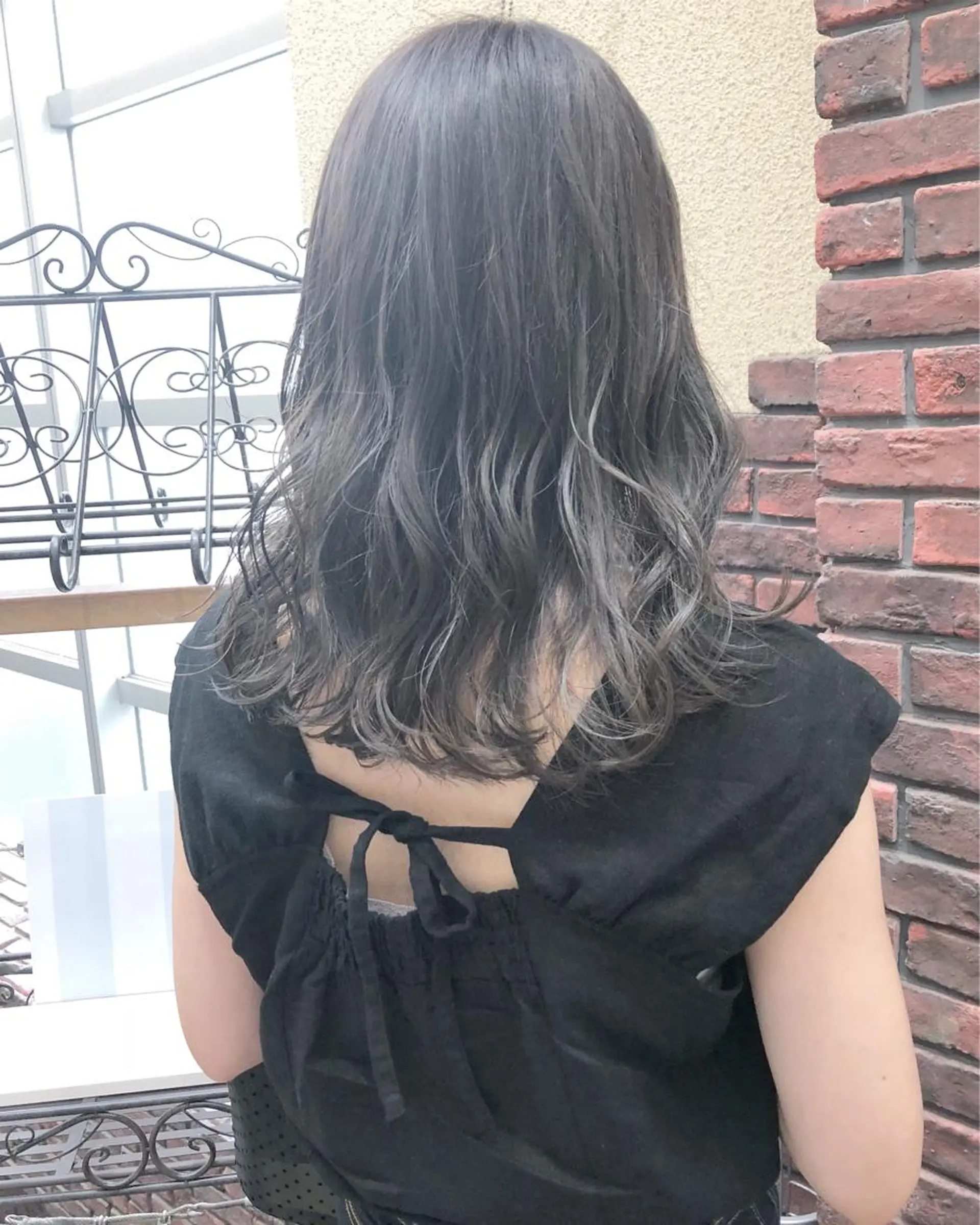 セミロング カラー nakahara madokaのヘアスタイル