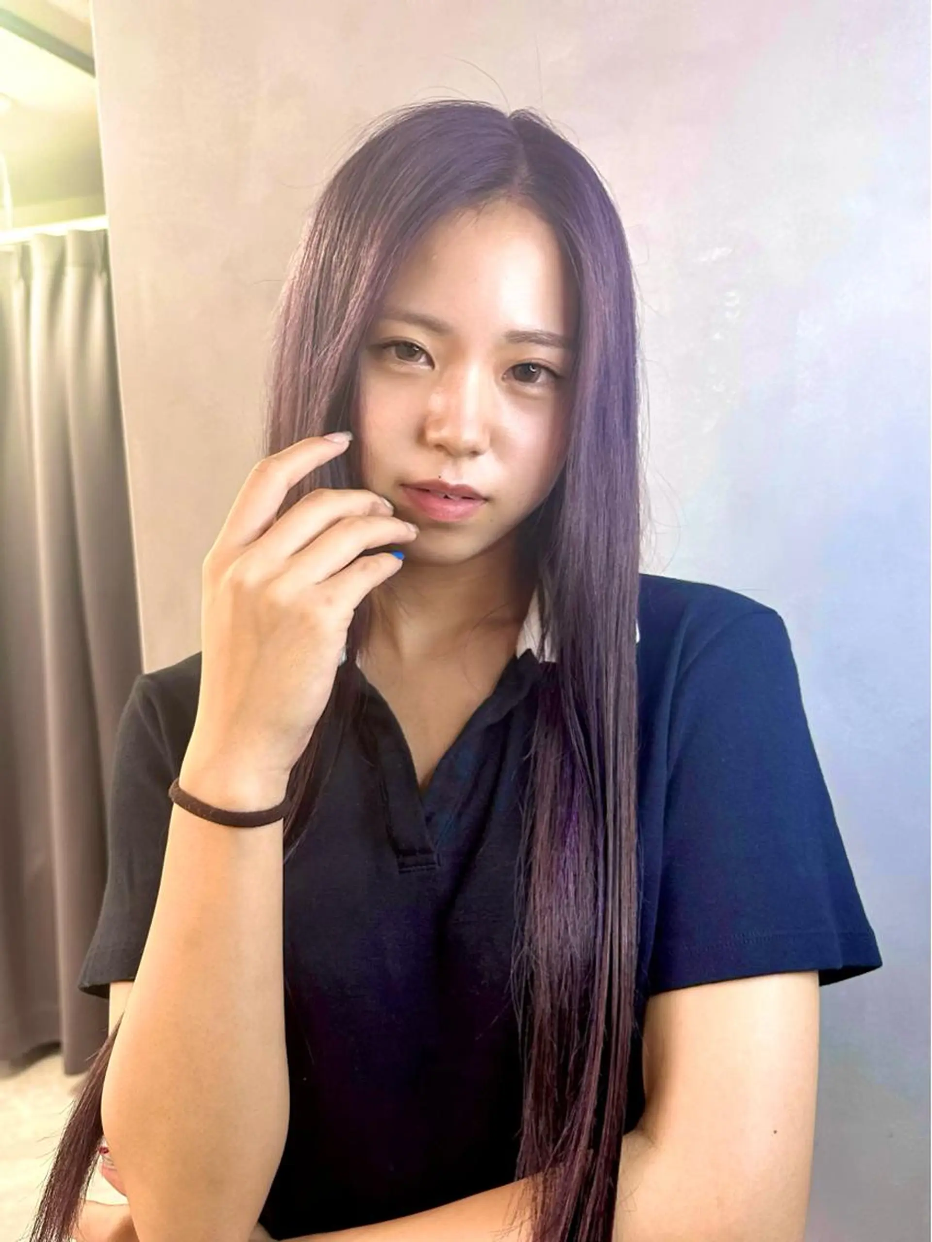 カラー ブリーチ ハイトーンカラー ラベンダーカラー ハイトーン/ショート /akane🐰♥️のヘアスタイル