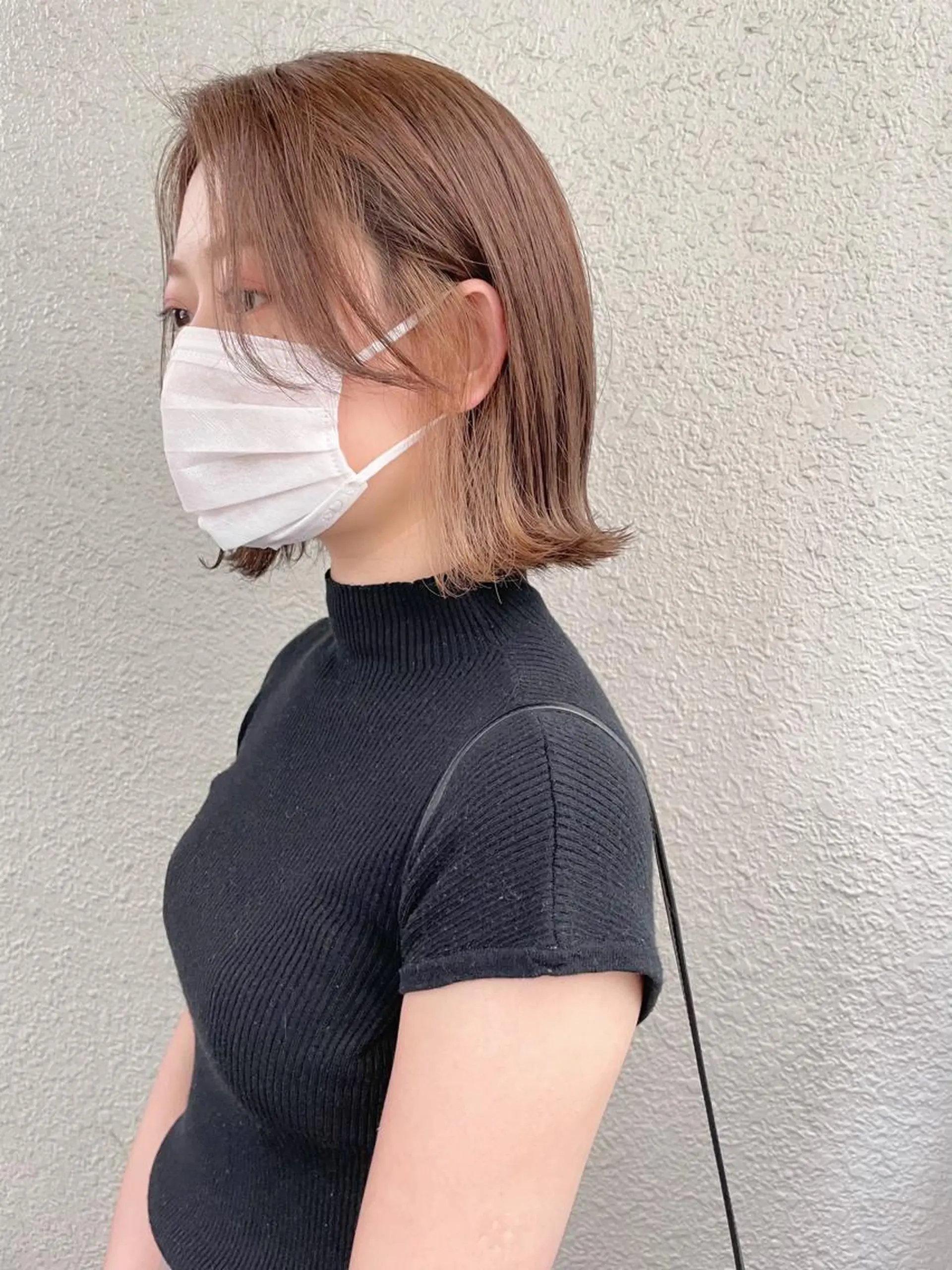 ミディアム ヘアカラー トリートメント ボブ/レイヤー 🌟梅田盛一🌟のヘアスタイル