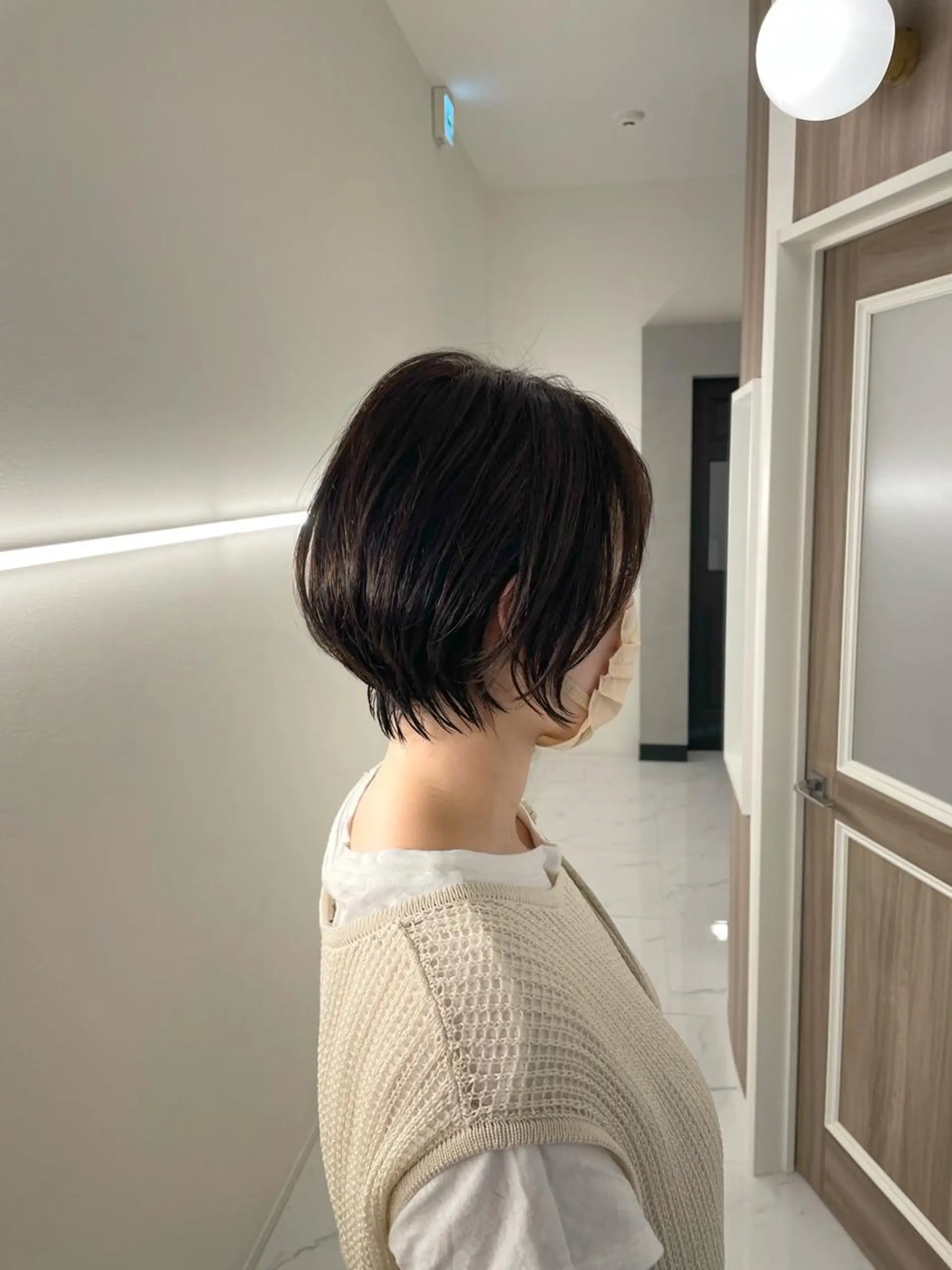 ショート カラー 似合わせスタイル 岡田勇哉のヘアスタイル