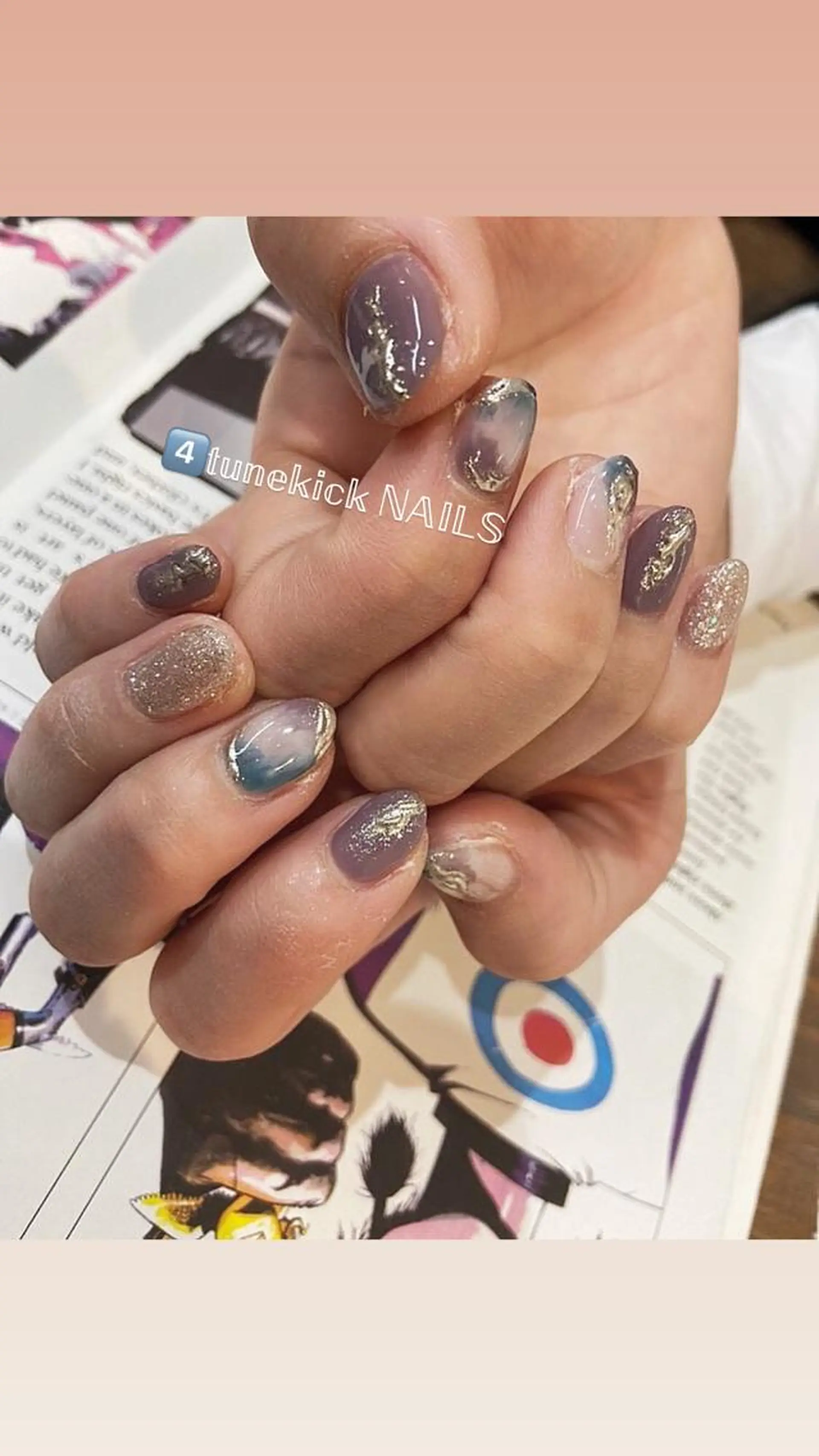 ネイル ニュアンスネイル 4tunekick NAILS(フォーチュンキックネイルズ)所属・光森 淳子のネイルデザイン