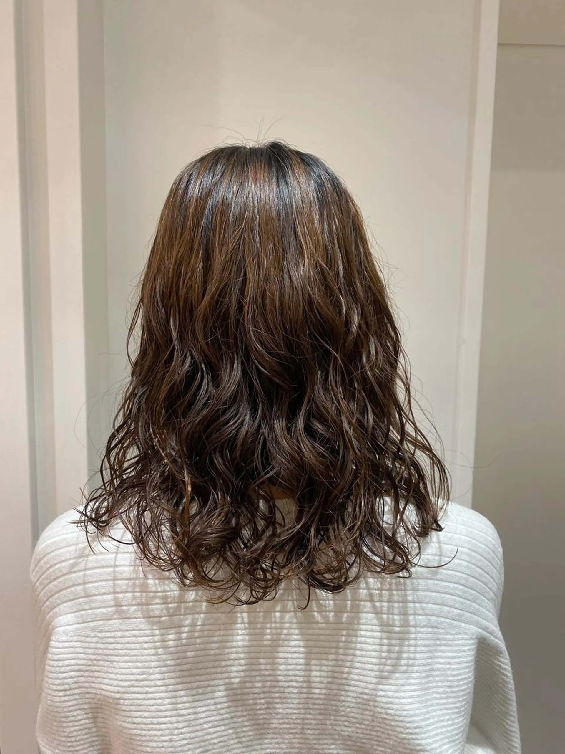 ミディアム パーマ ❤️パーマ美容師✂︎ 井口美緒のヘアスタイル