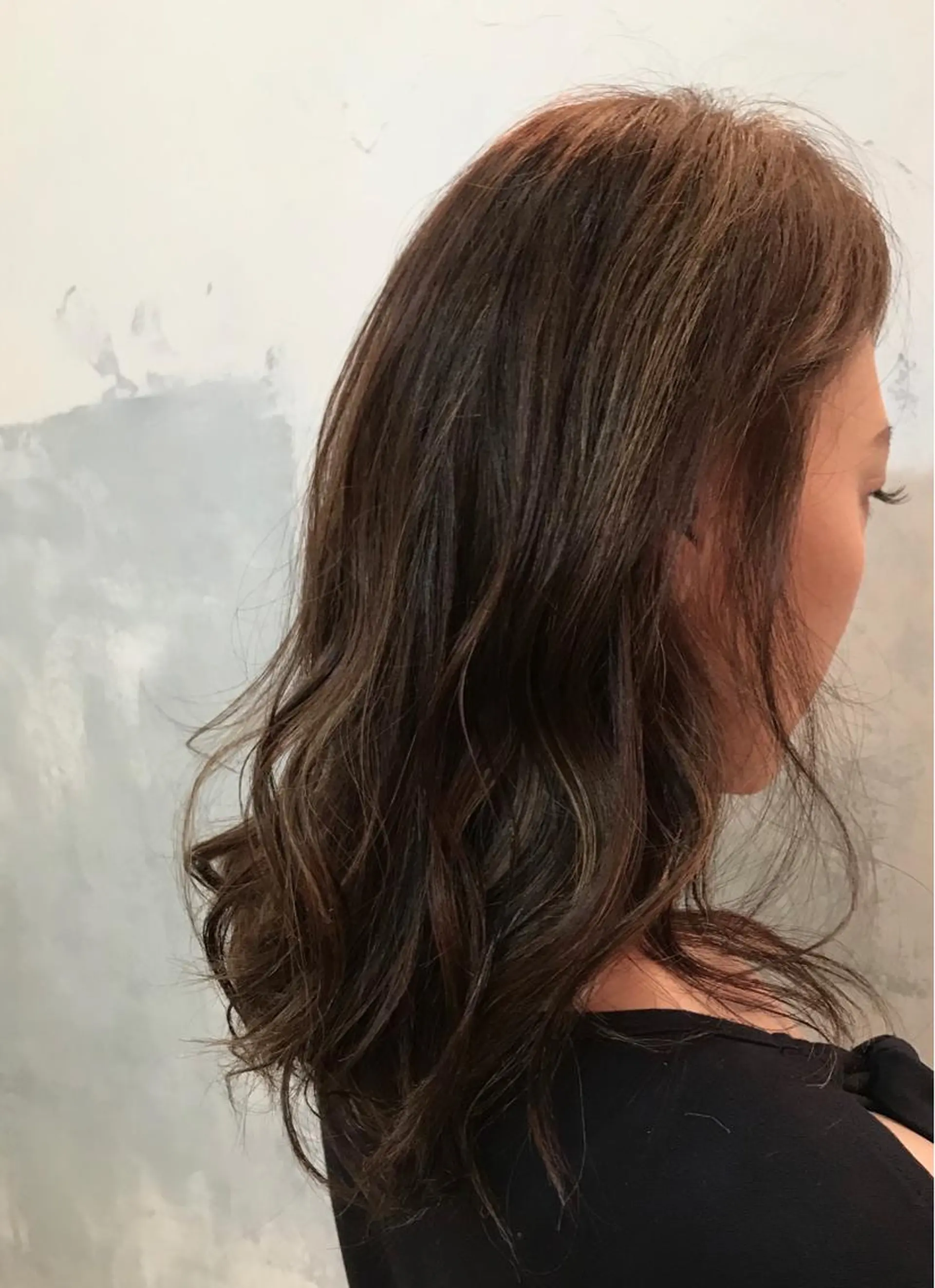 ロング カラー ハイライトカラー ハイライト ヘアカラー トリートメント 🍑艶髪✖️暖色系 ✨momoka🍑のヘアスタイル